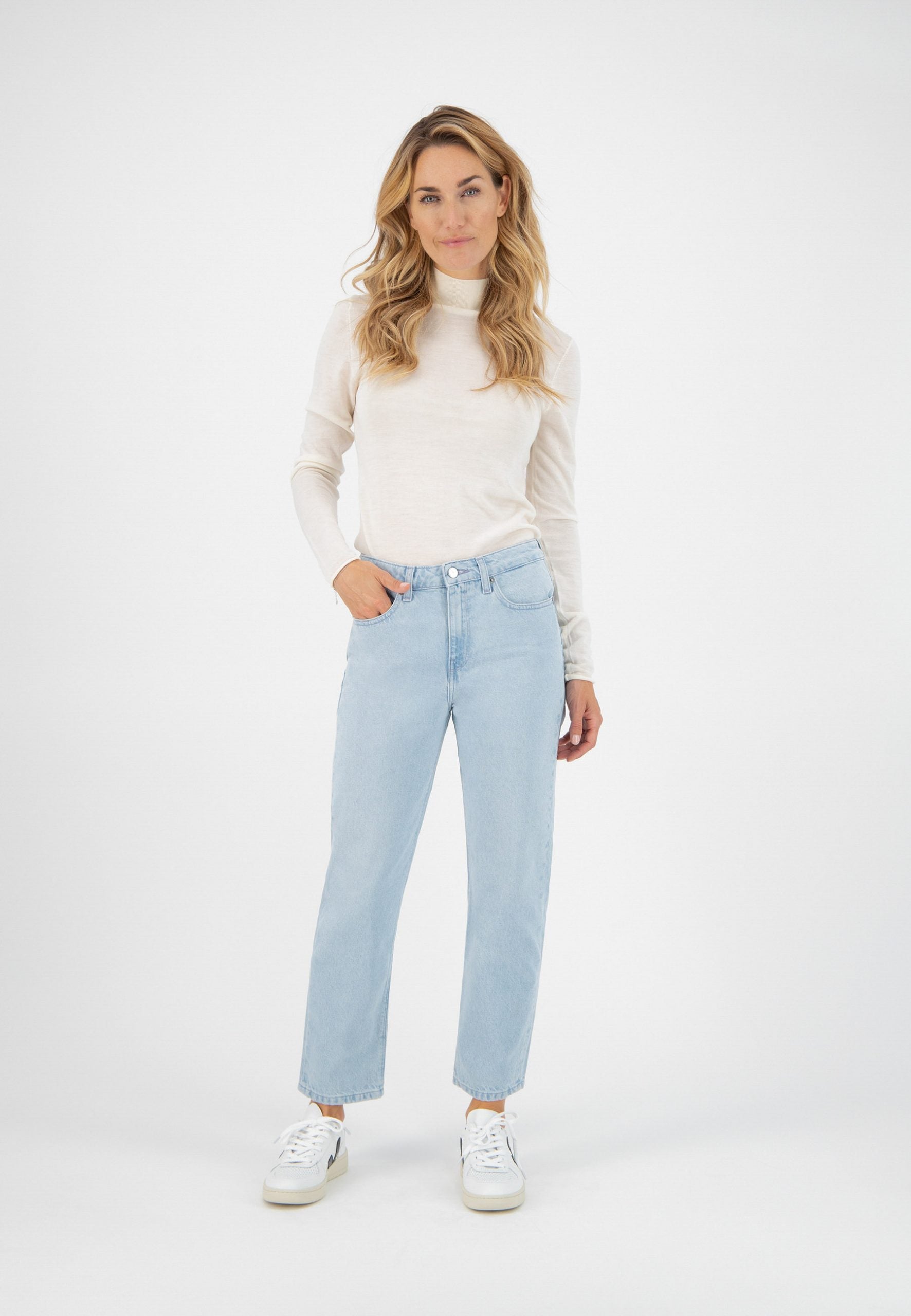 Jeans cropped fashion femme