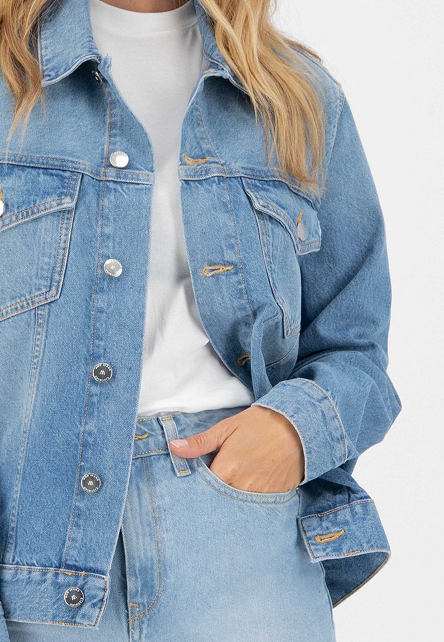 Veste en jean recyclé et bio