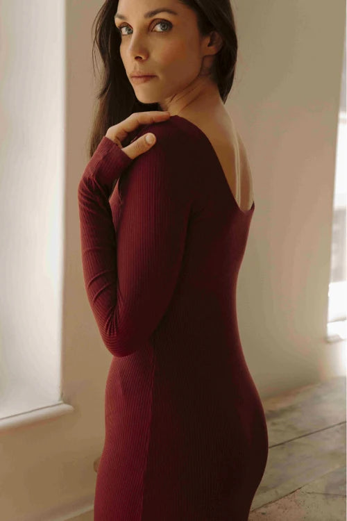 Langes Kleid Selene Pinot