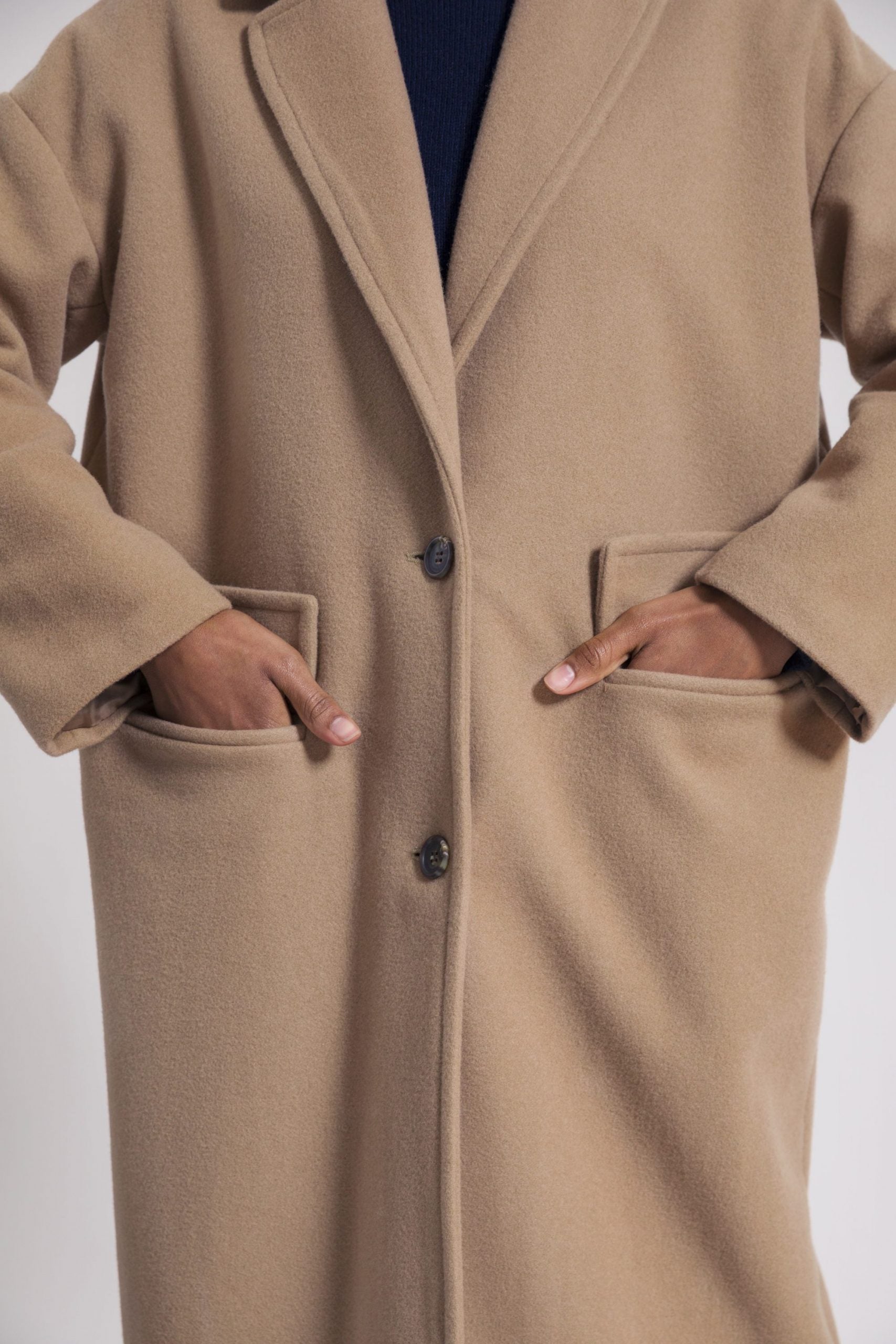 Manteau Femme long MARA beige 