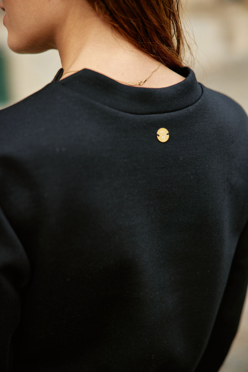 Eleganter Schwarzer Damenpullover Frida