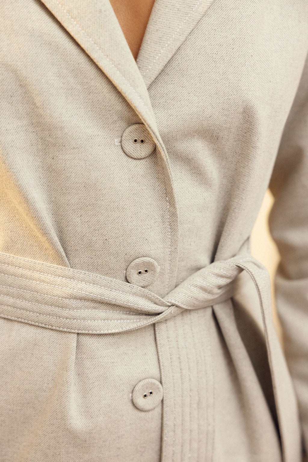 Robe courte Blazer Pia Beige