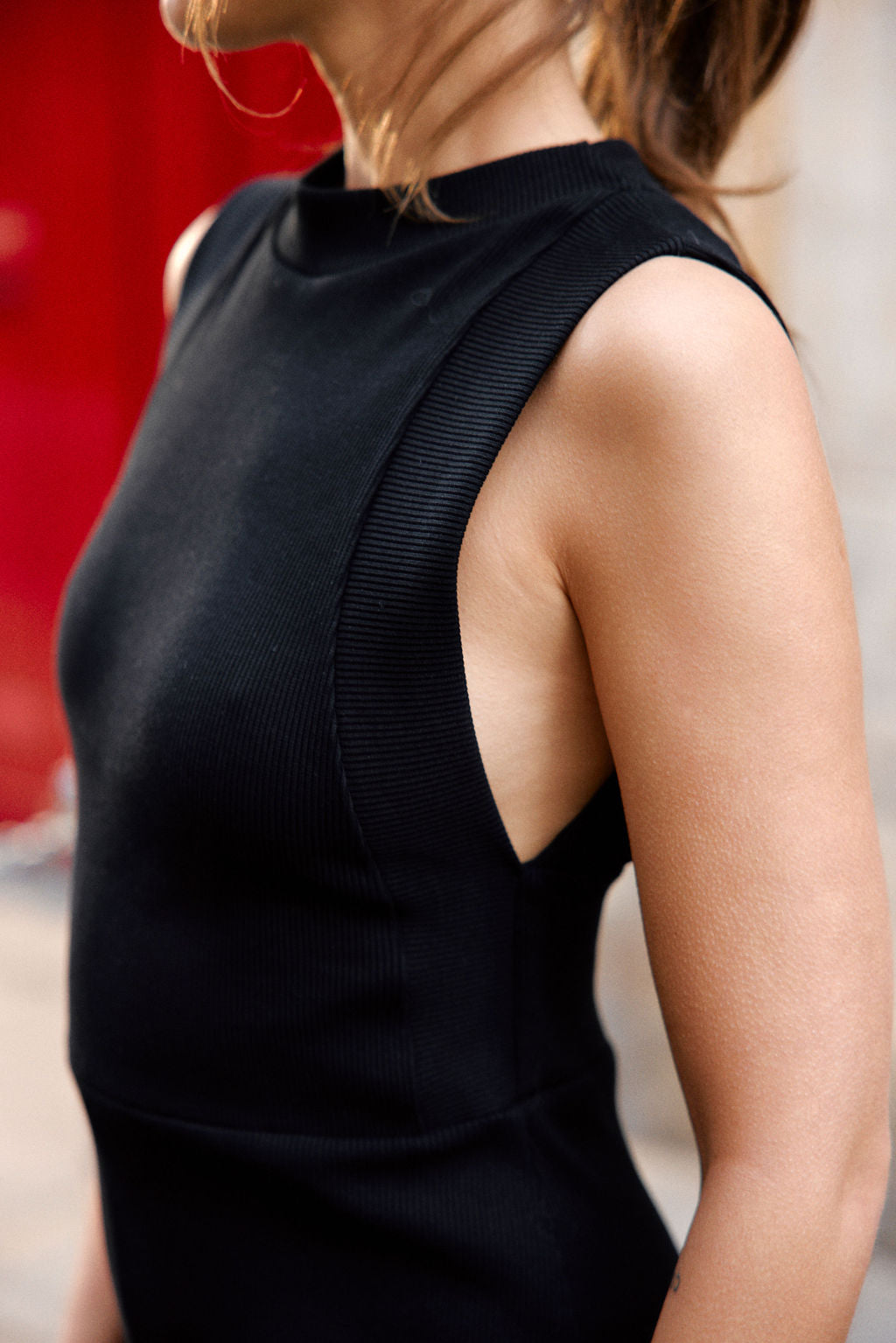 Black Backless jumpsuit Marylin