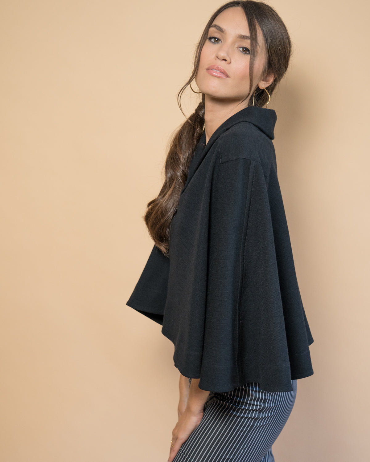 Cape femme noire Babette