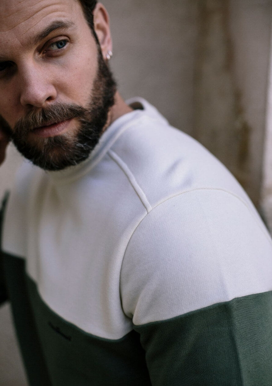 Sweat homme coton Climat Kaki