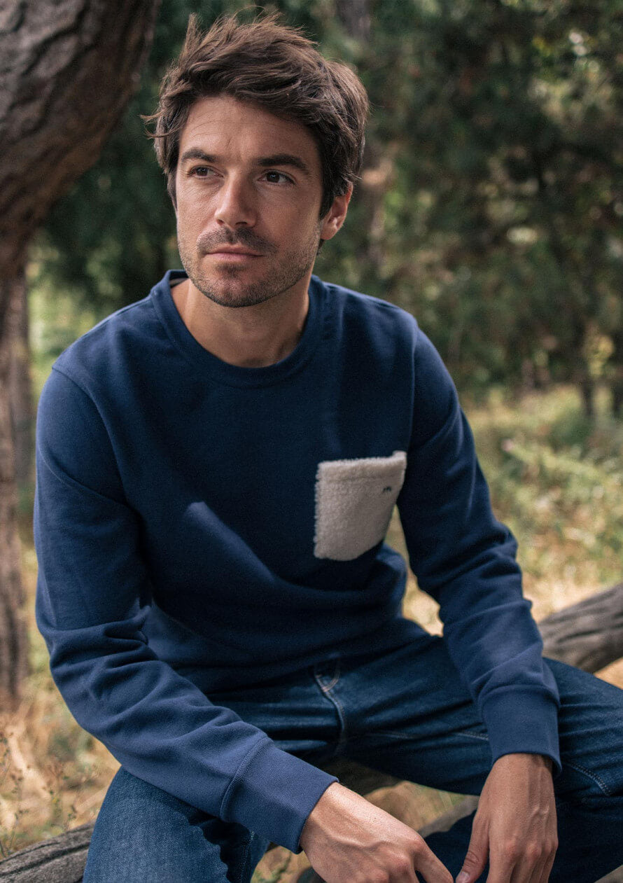 Sweat homme Atlas en coton bio