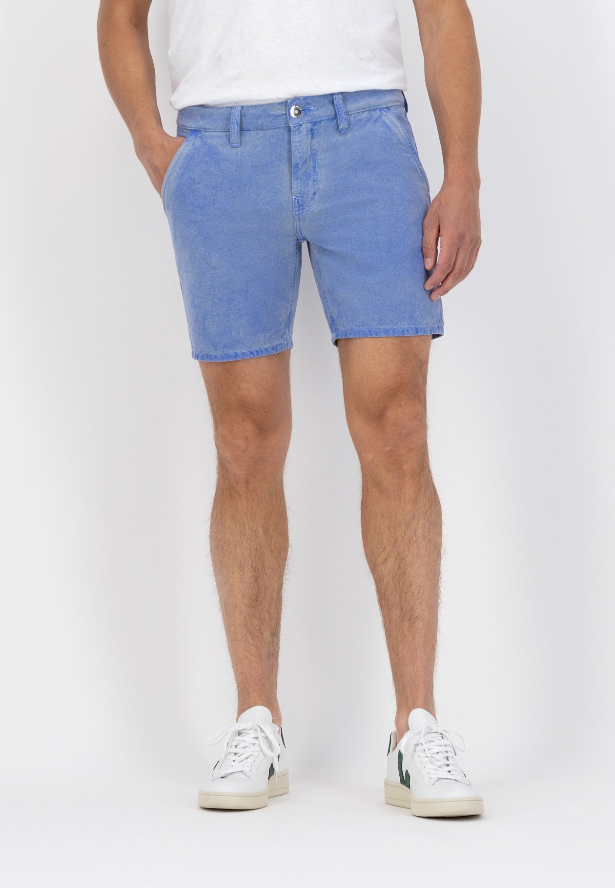 Short en jean recyclé et bio