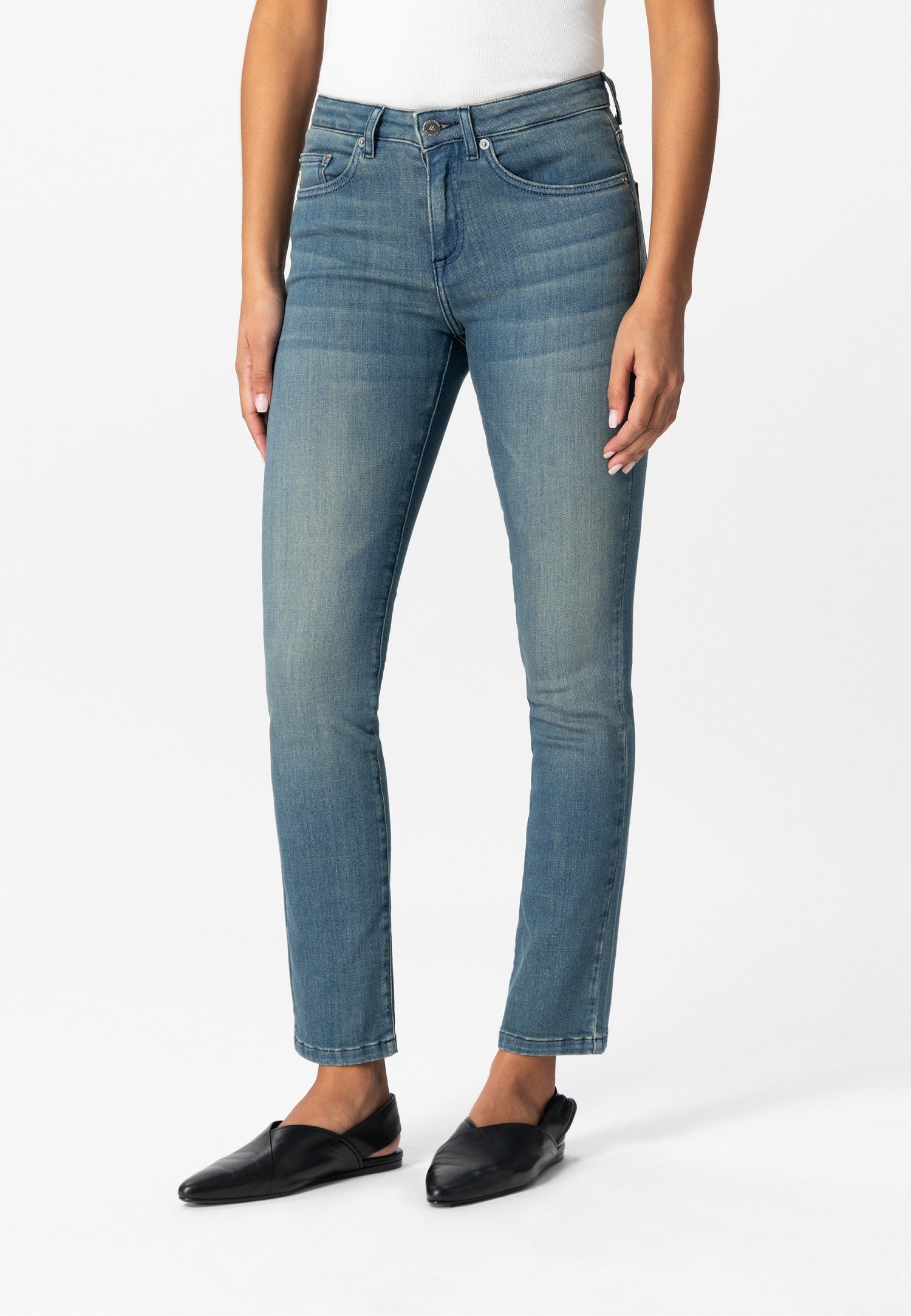 Jeans droit femme Faye Straight Medium Fade