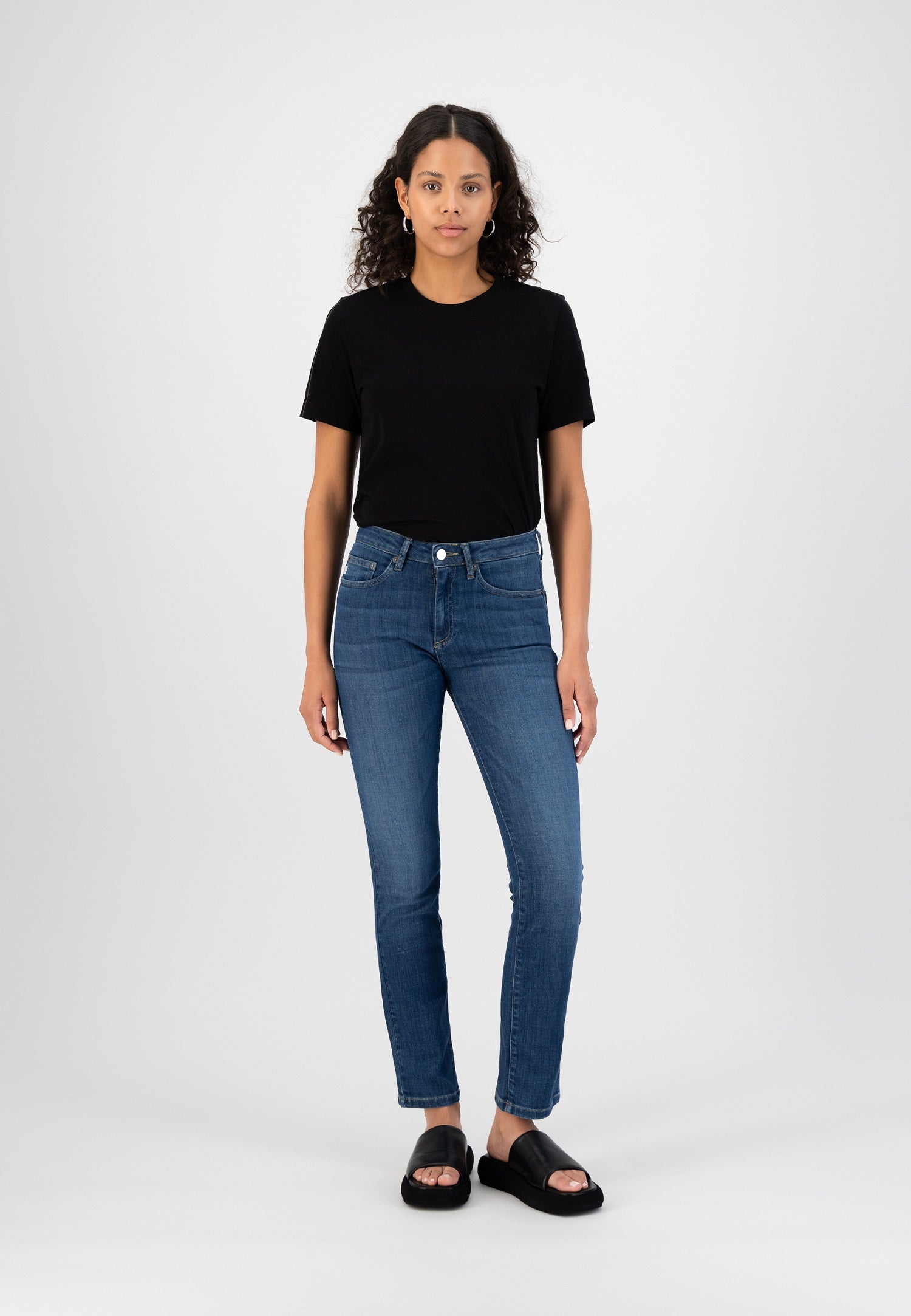 Jeans droit femme Faye Straight Stone Indigo