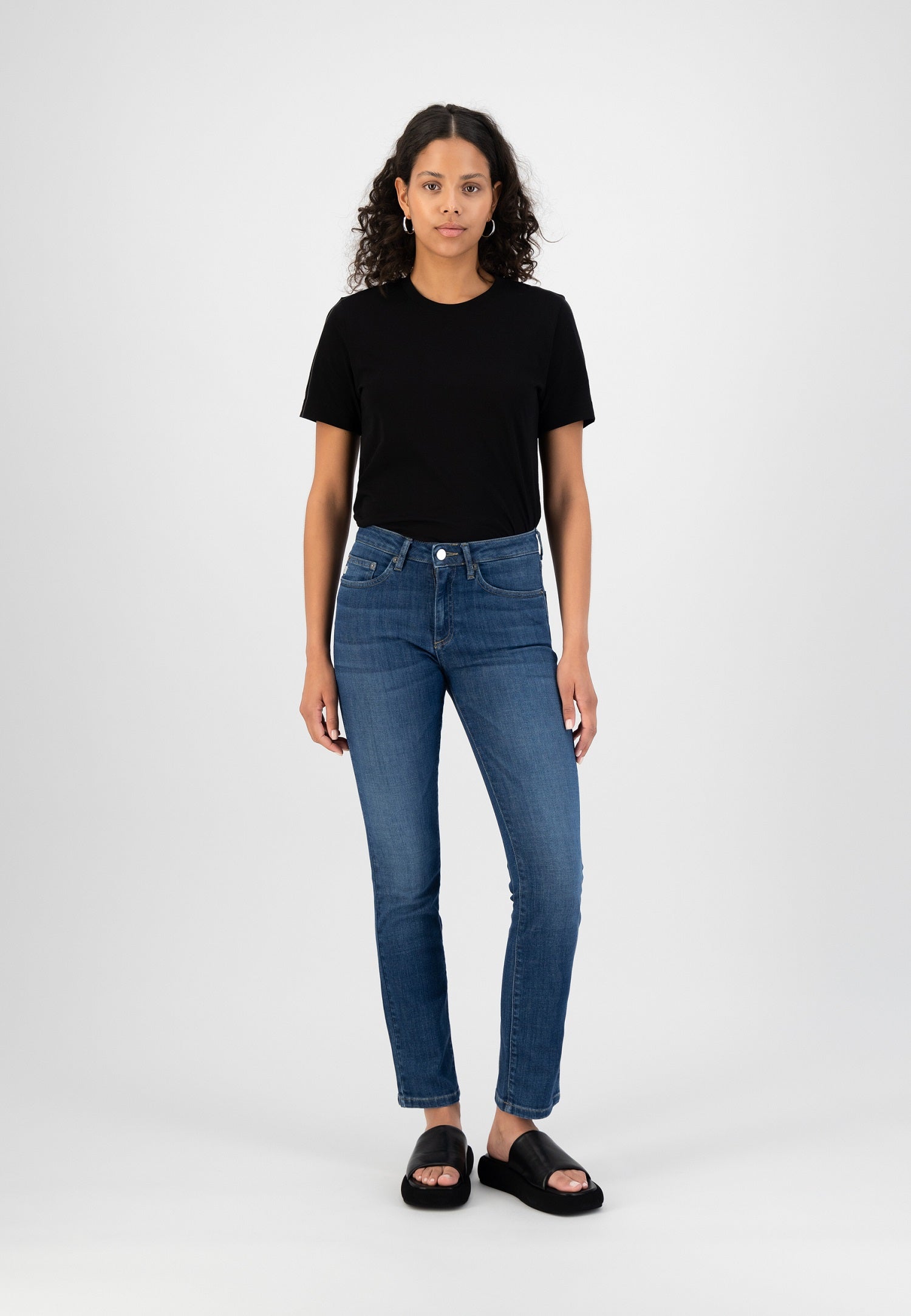 Jeans droit femme Faye Straight Stone Indigo 