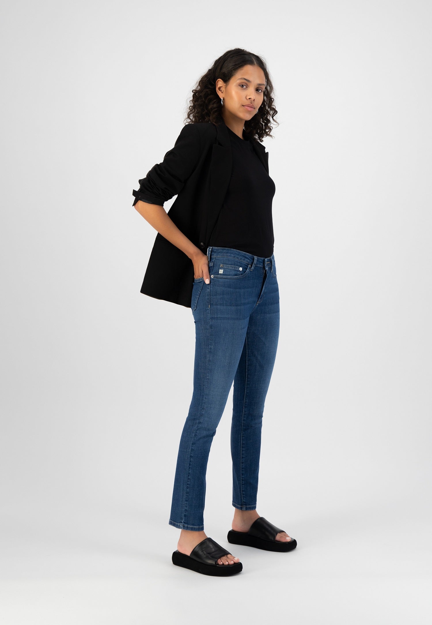 Jeans droit femme Faye Straight Stone Indigo
