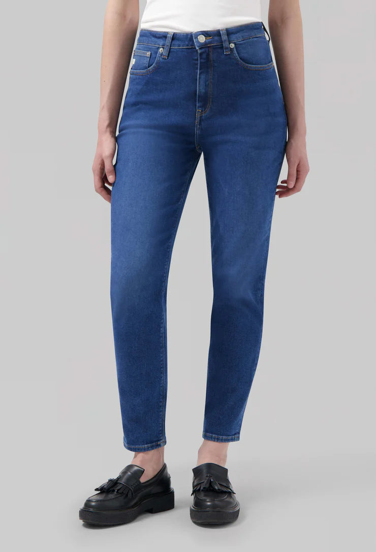Jean Mom Mams Tapered Stone Indigo