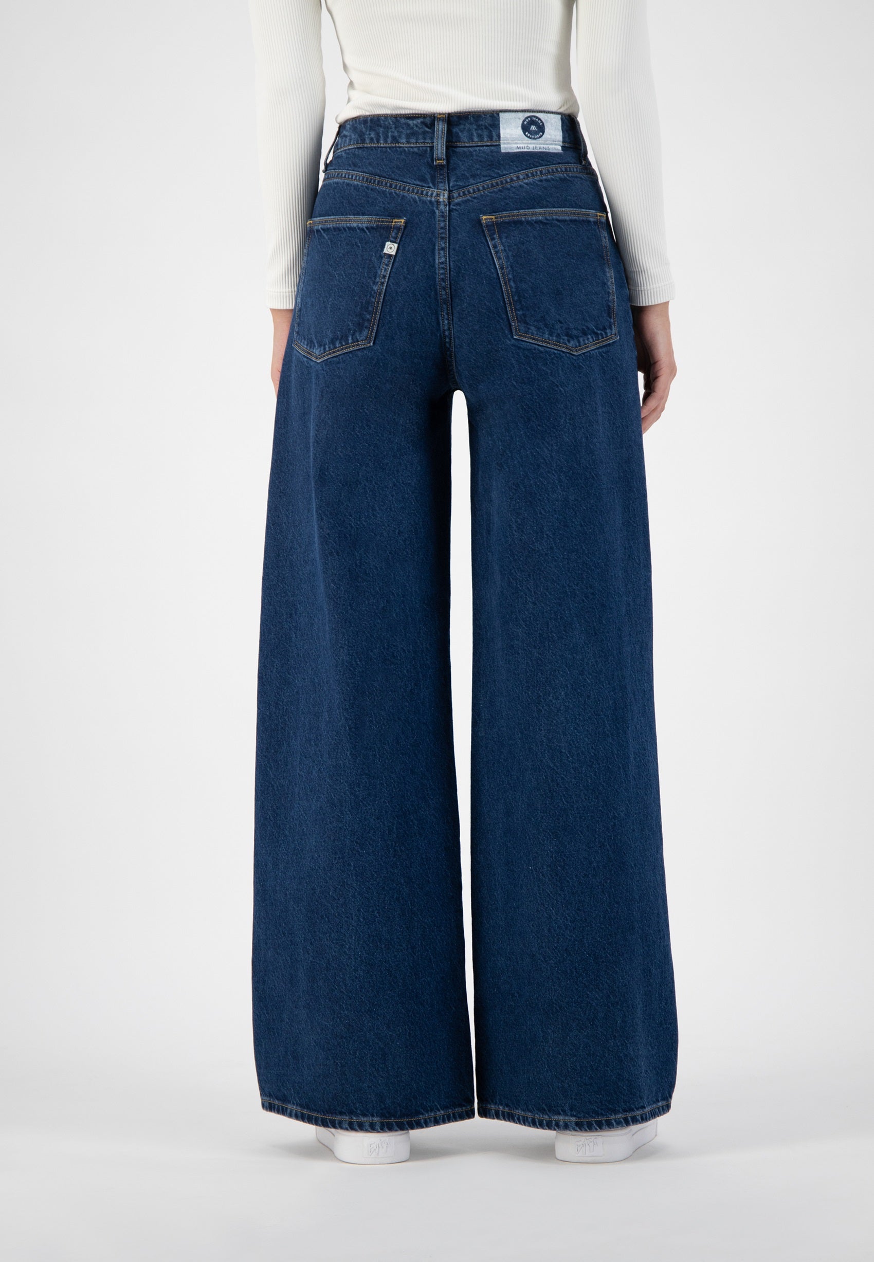 Wide Leg Jeans Wyde Sara Stone Indigo