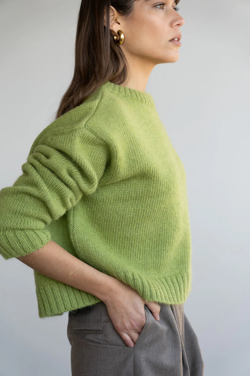 Pull cropped Claudia Pistache