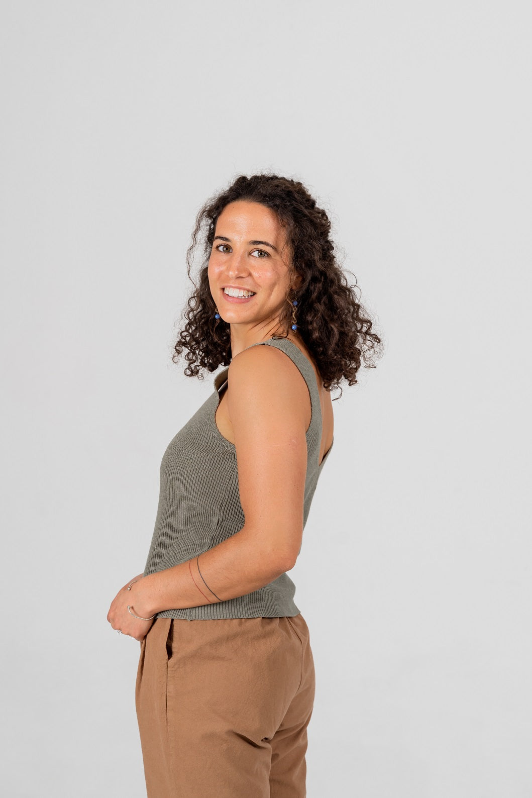 Top Femme sans manches Arganil Vert