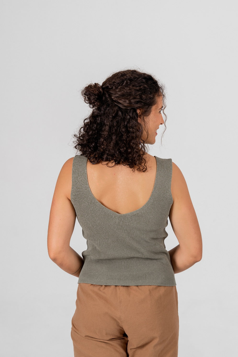 Top Femme sans manches Arganil Vert