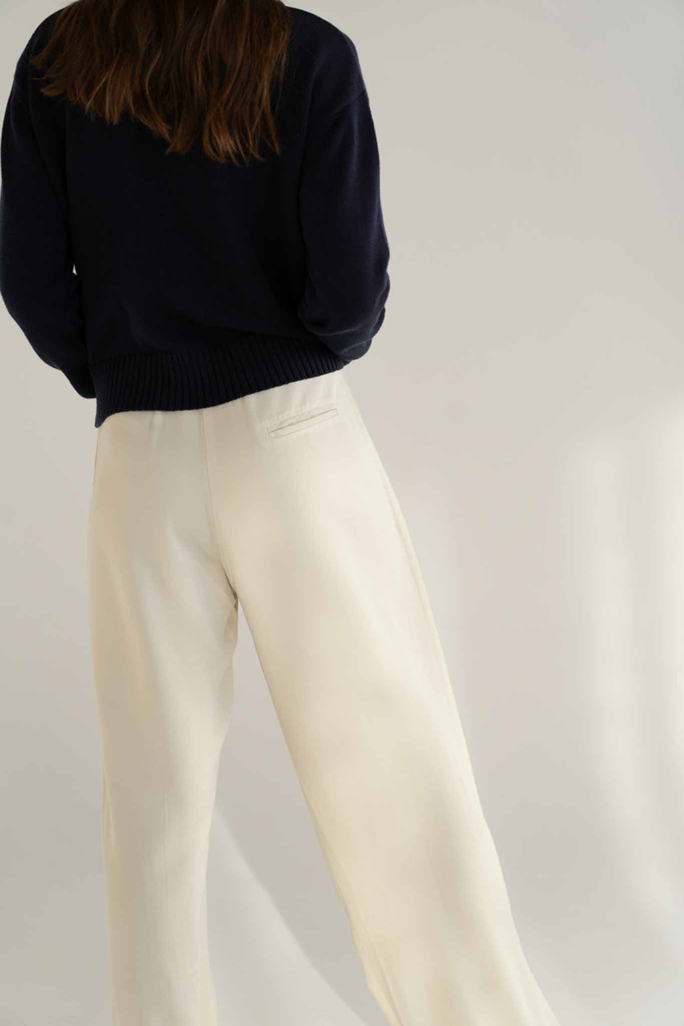 Tencel Hose Mara Navy