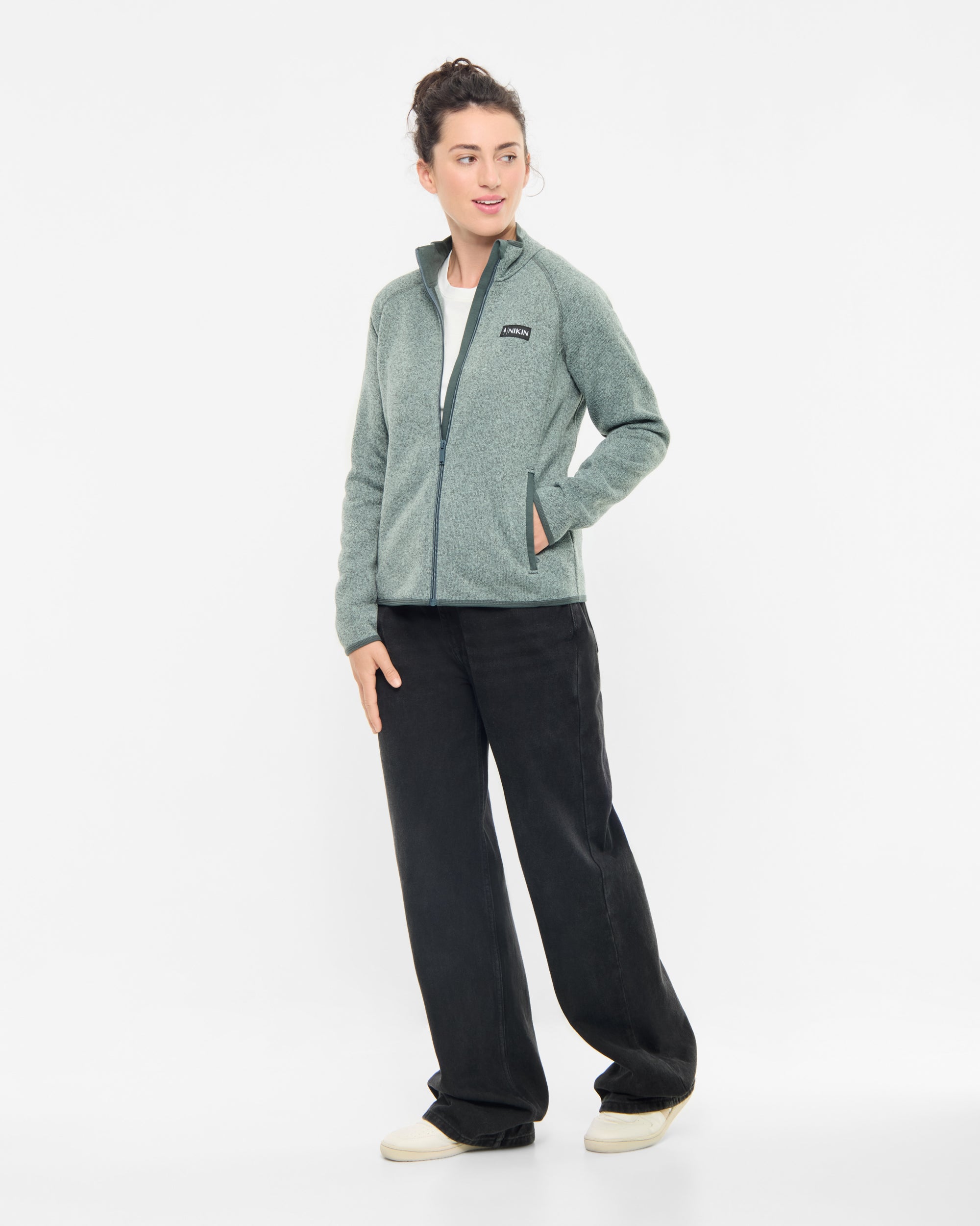 Damen Fleecejacke Hellblau