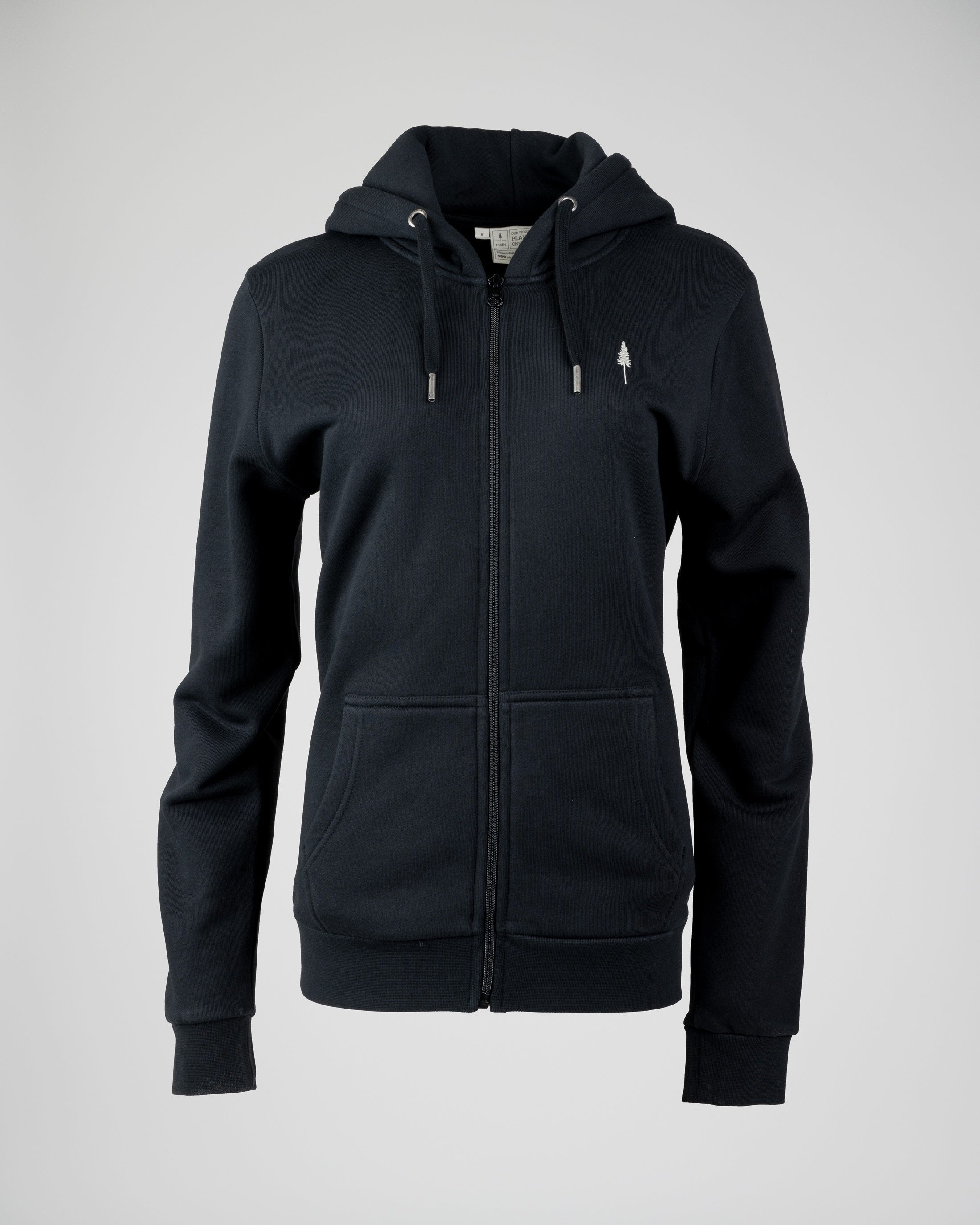 Hoodie zippé pour femme Treehoodie Zip Noir