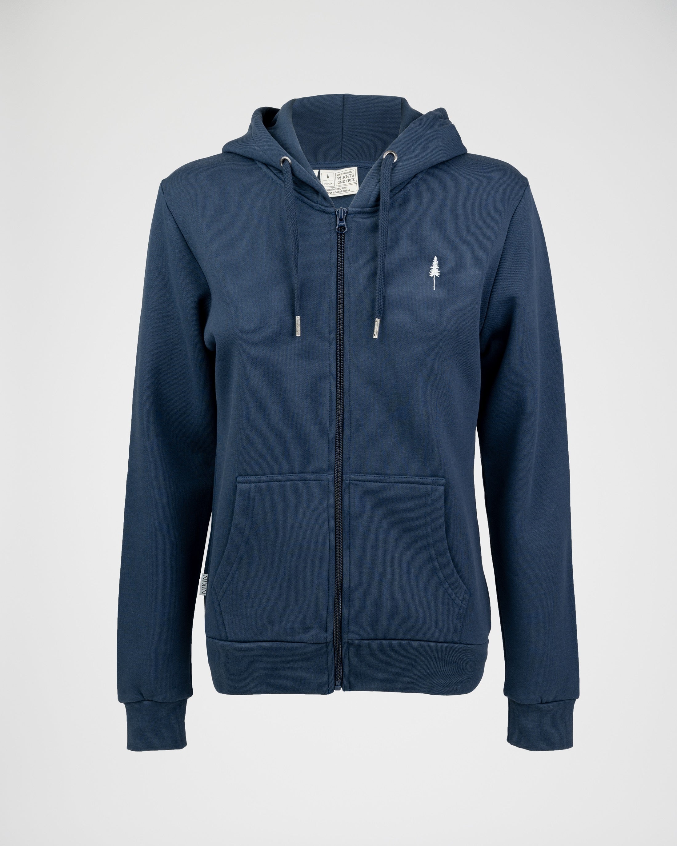 Hoodie zippé pour femme Treehoodie Zip Marine