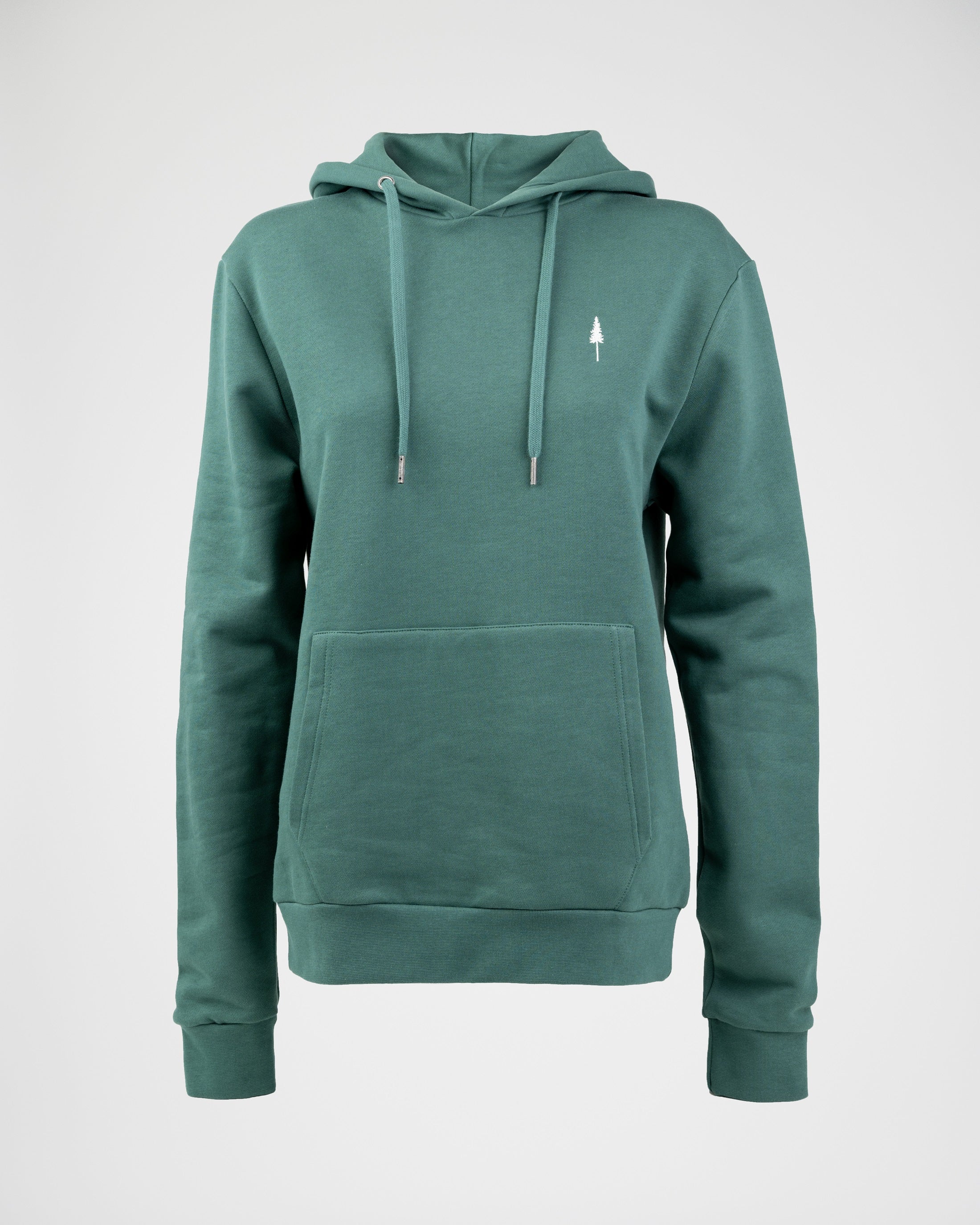 Sweatshirt capuche unisexe en coton bio TreeHoodie Vert