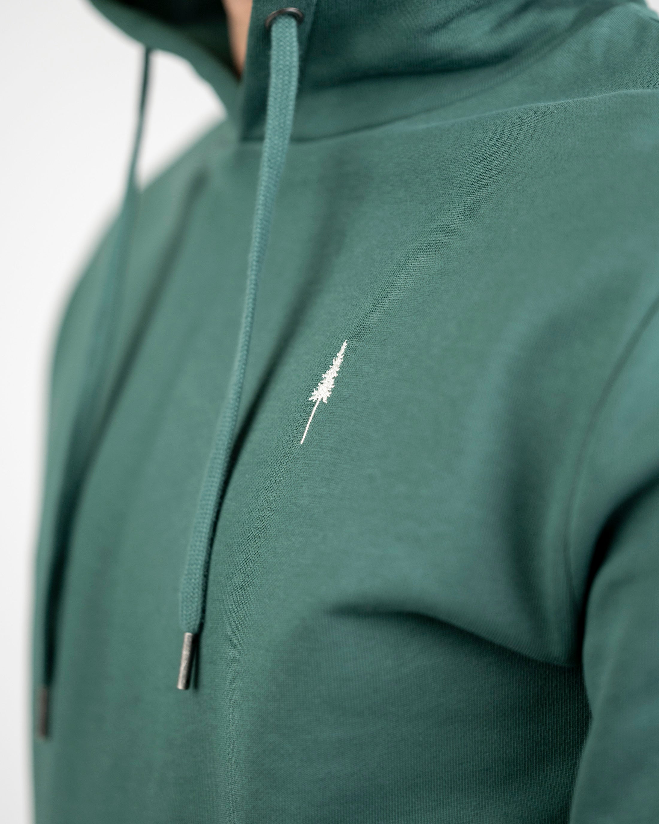 Sweatshirt capuche unisexe en coton bio TreeHoodie Vert