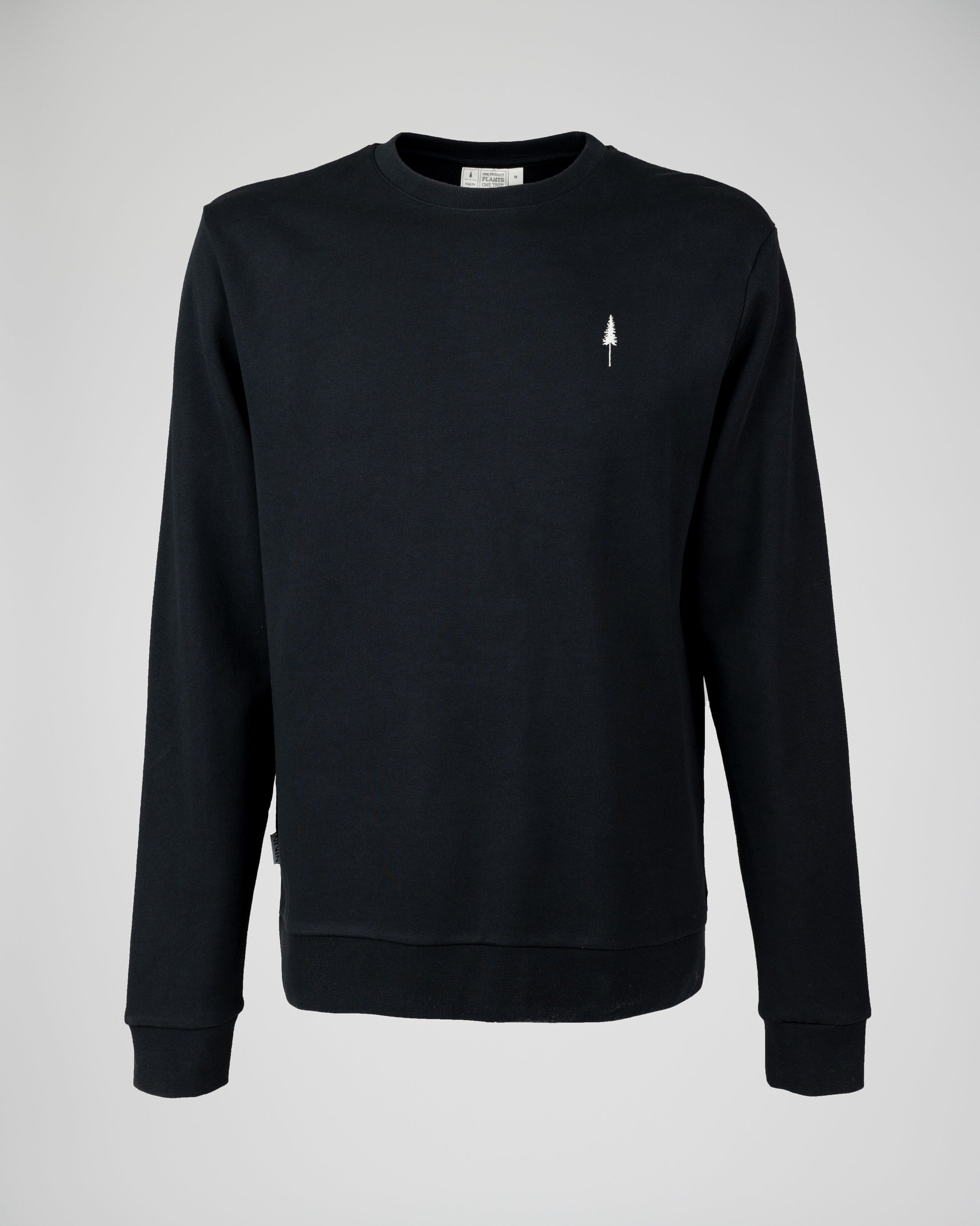 Sweatshirt homme en coton bio TreeSweater Noir