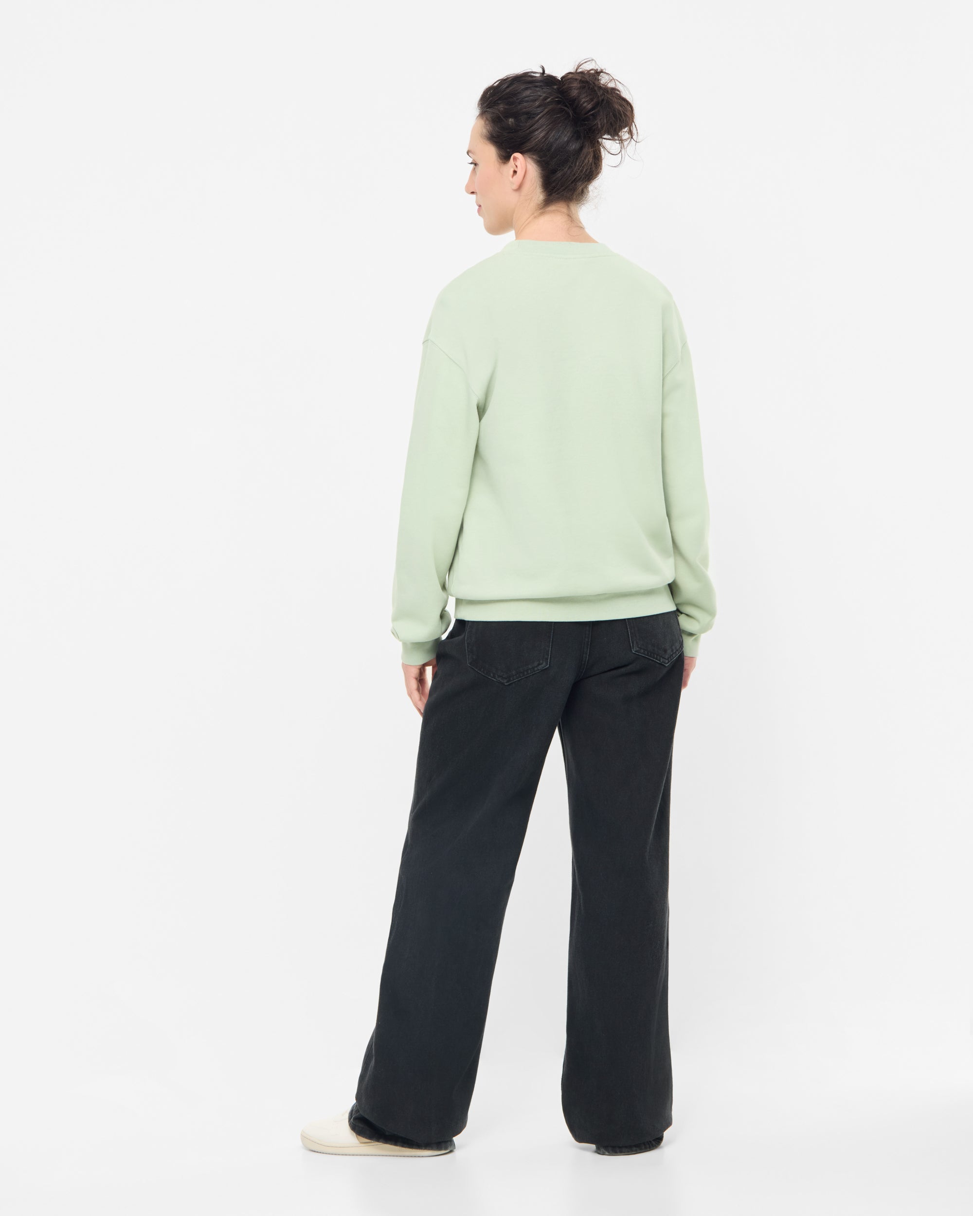 Damen TreeSweater Relaxed Cool MAtcha