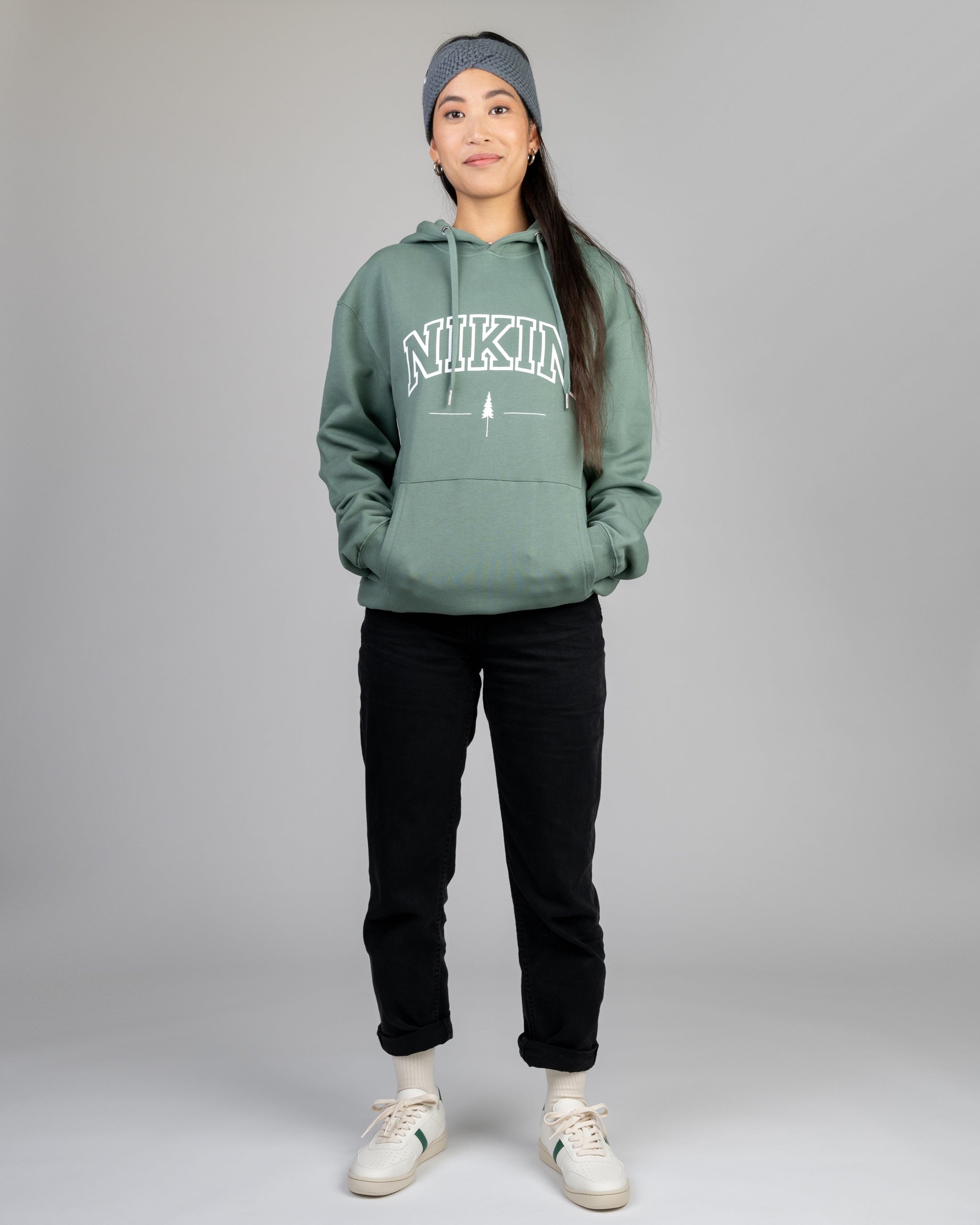 Hoodie unisexe en coton bio Relaxed Sage