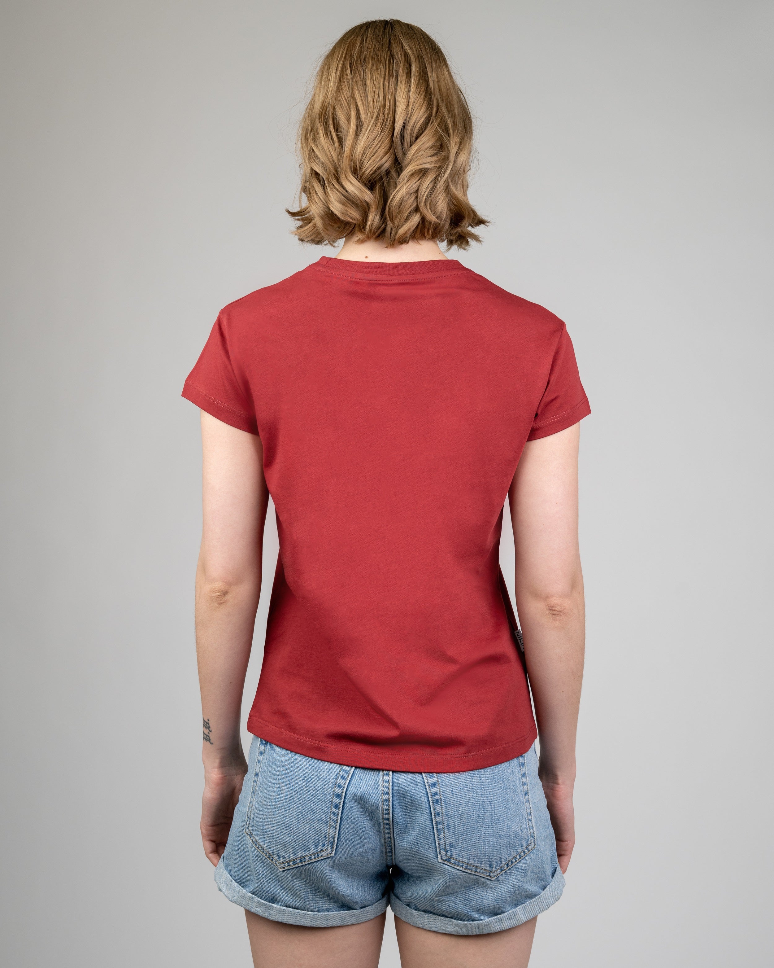 T-Shirt femme en coton bio Treeshirt Rouge