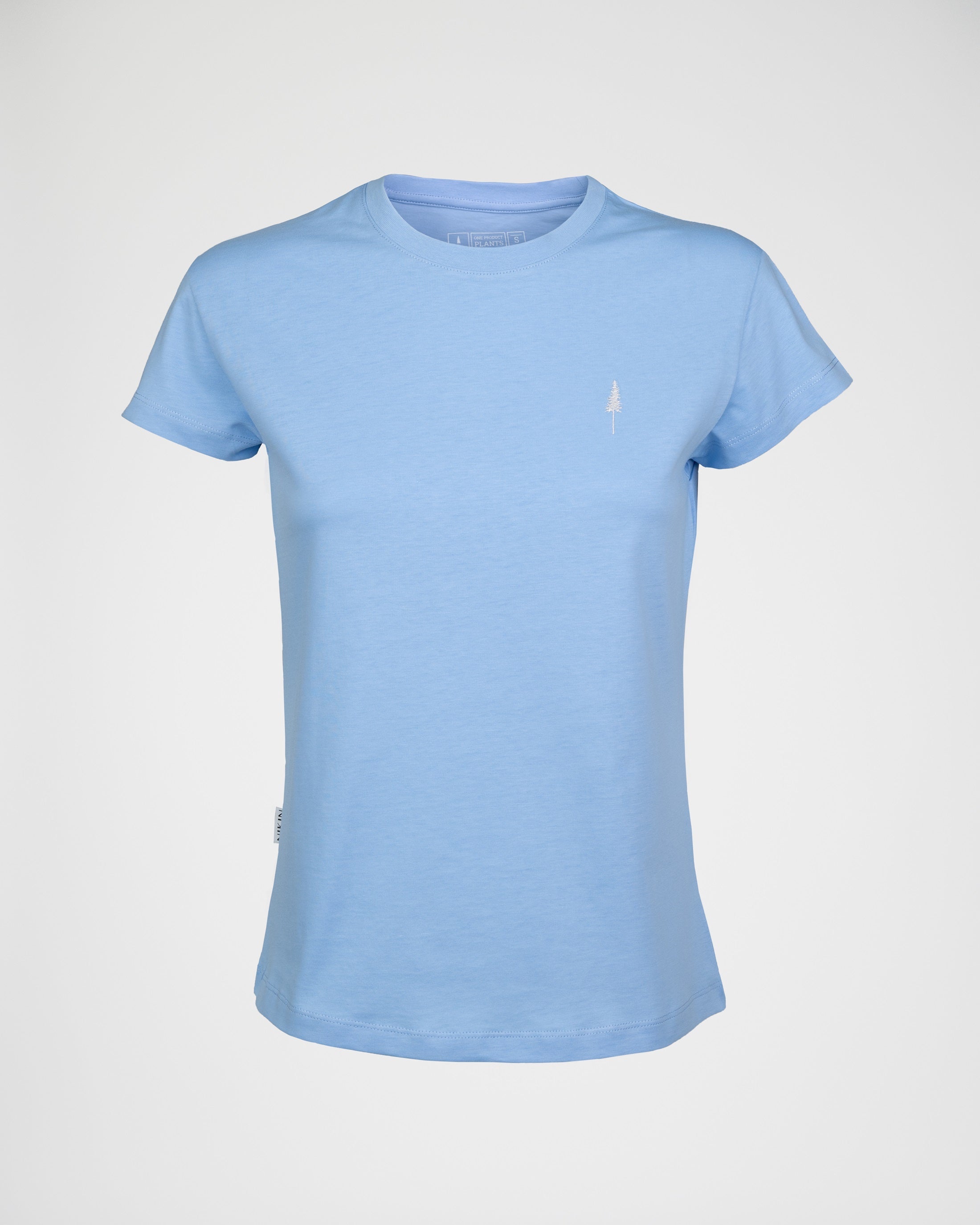 T-Shirt femme en coton bio Treeshirt Sky Blue