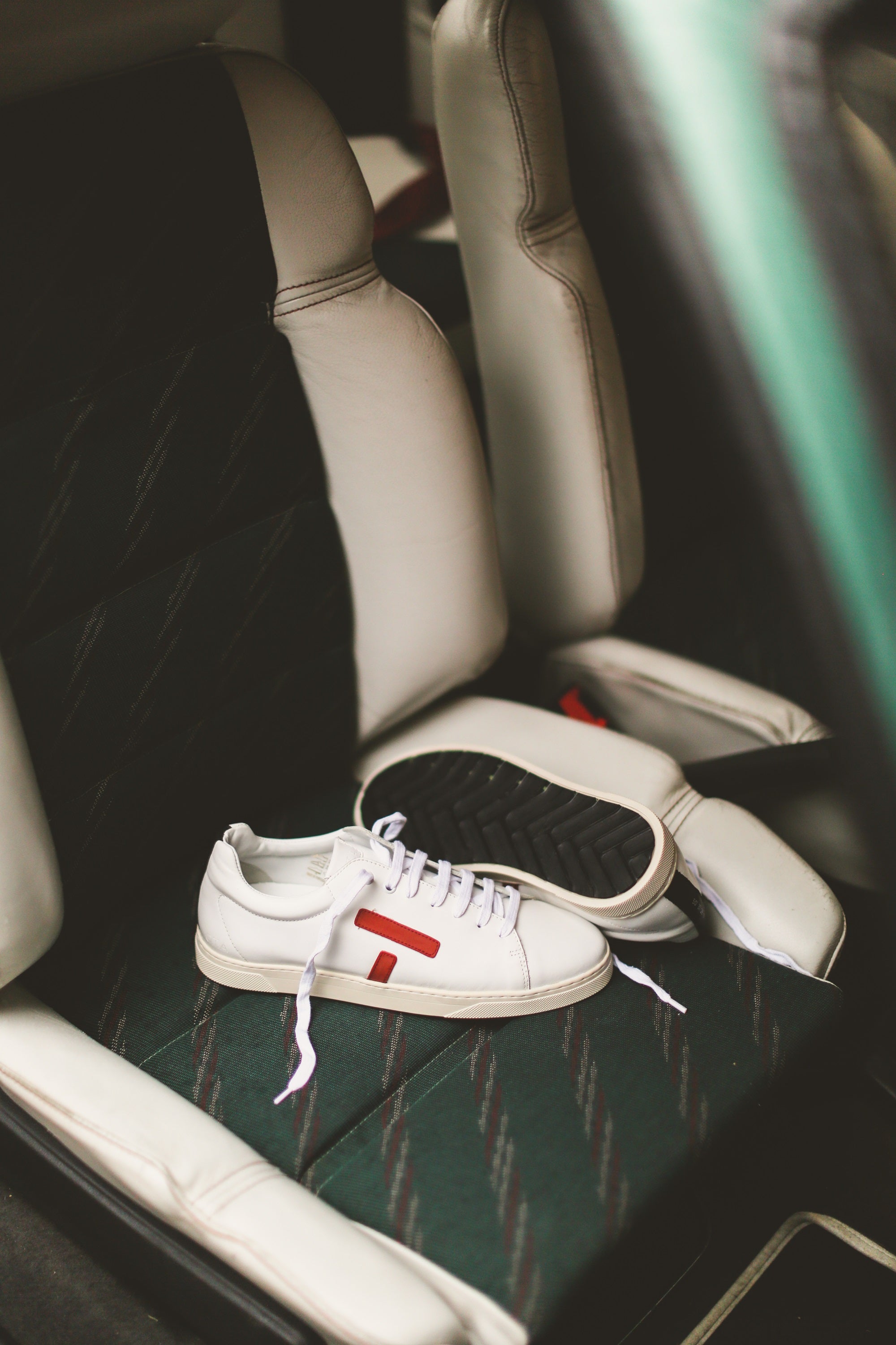 Leather Sneakers Kelwood Burgundy