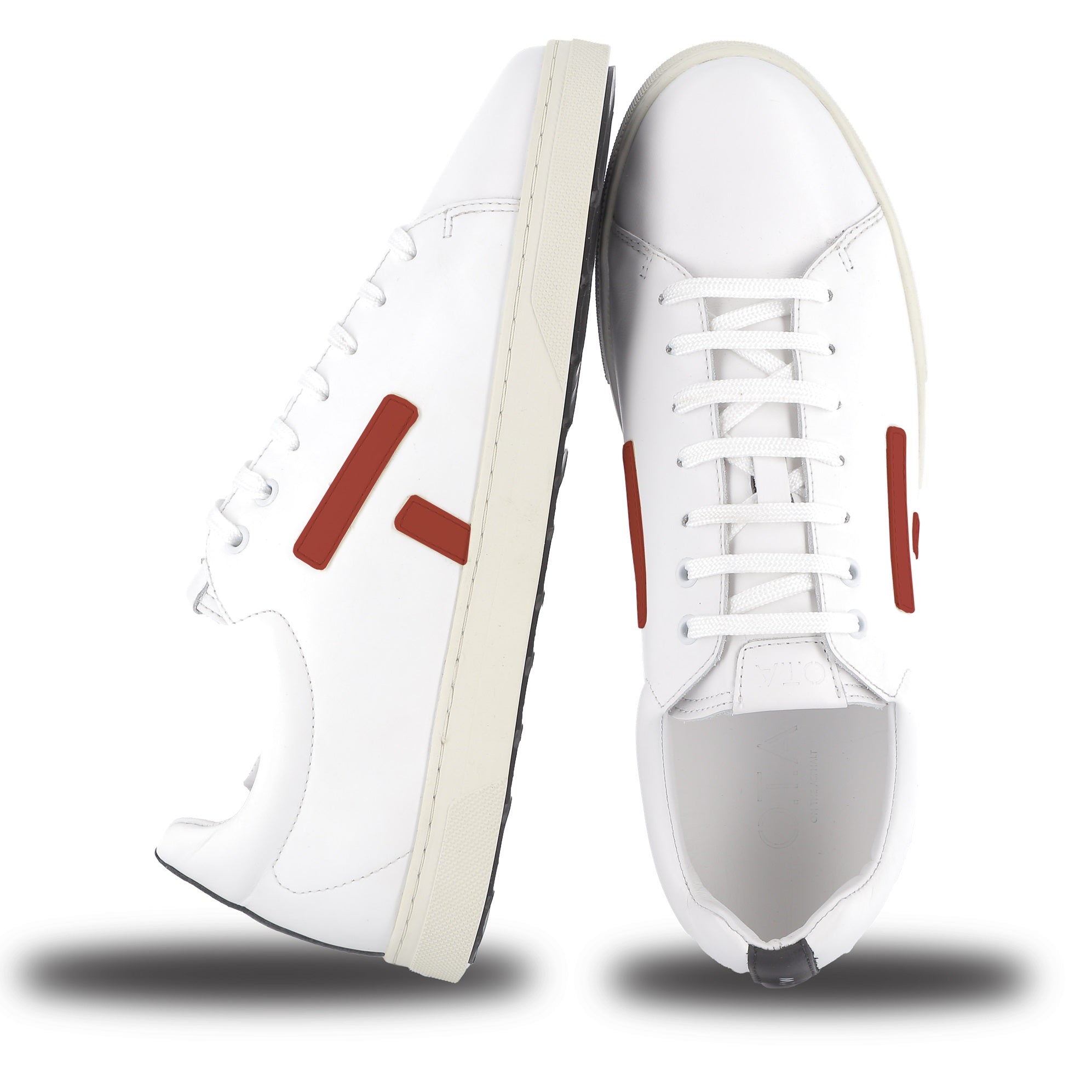 Leather Sneakers Kelwood Burgundy