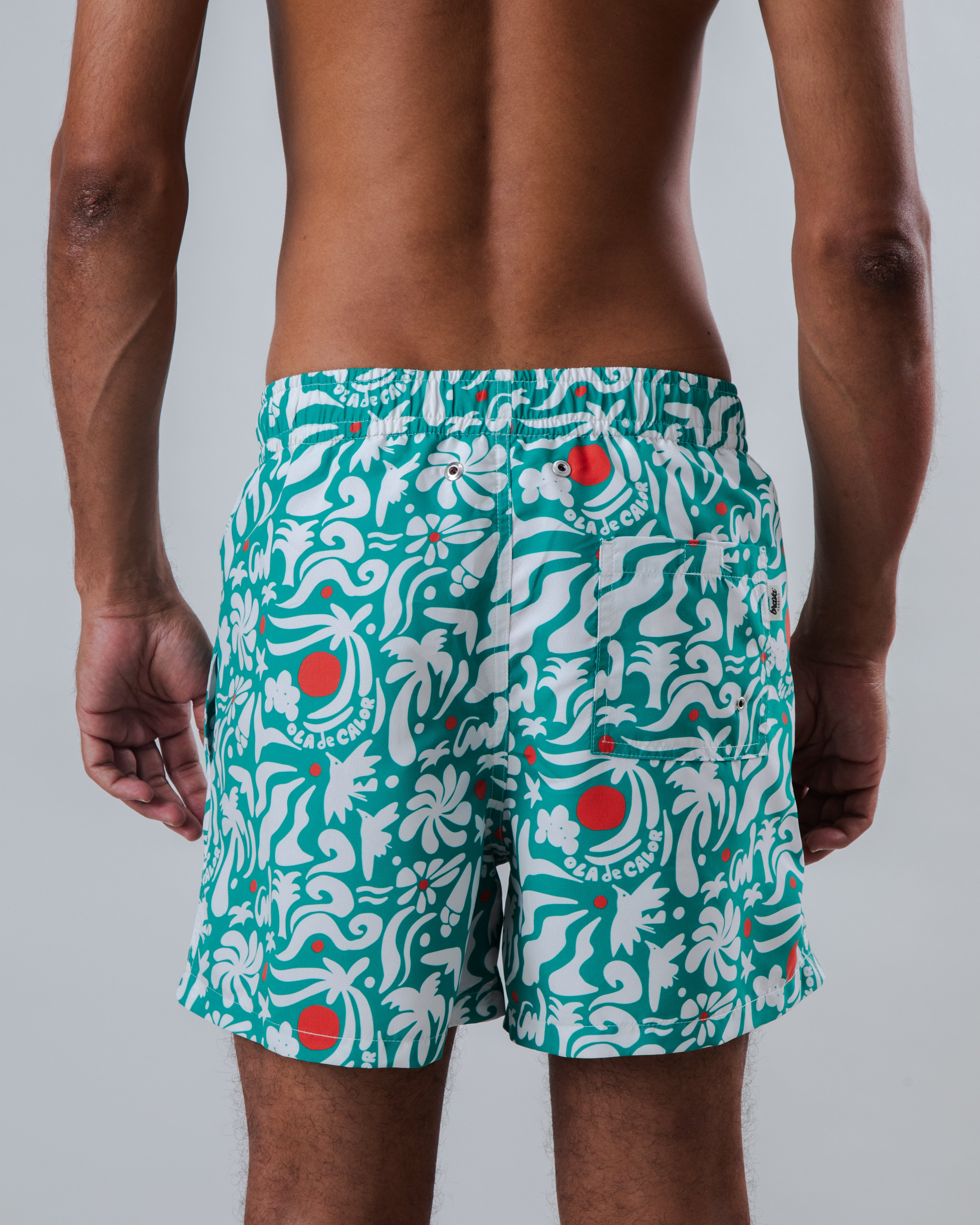 Short de bain Ola de Calor Turquoise