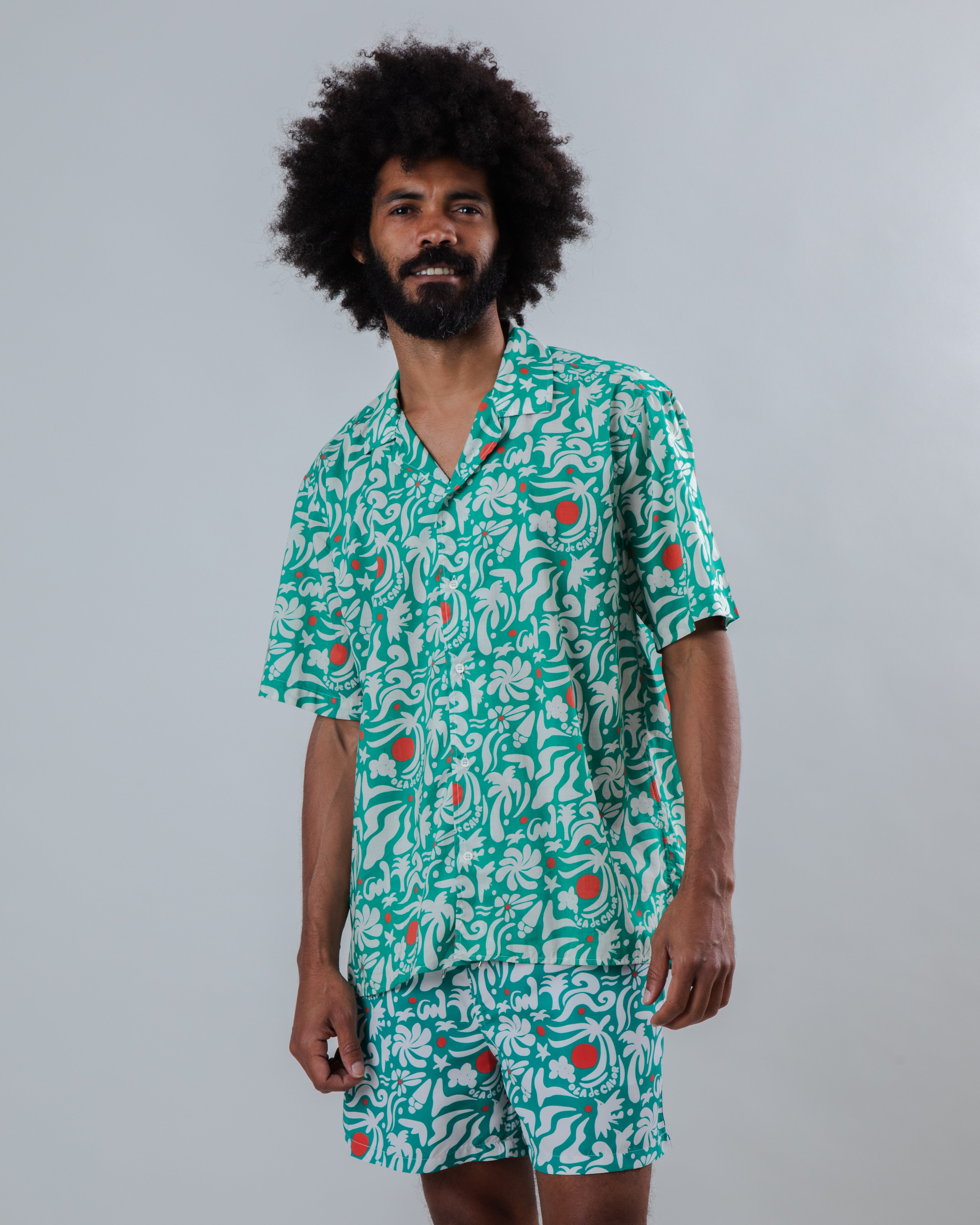 Short de bain Ola de Calor Turquoise