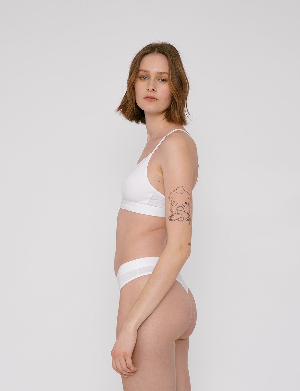 Tanga Blanc en Tencel Duo-Pack