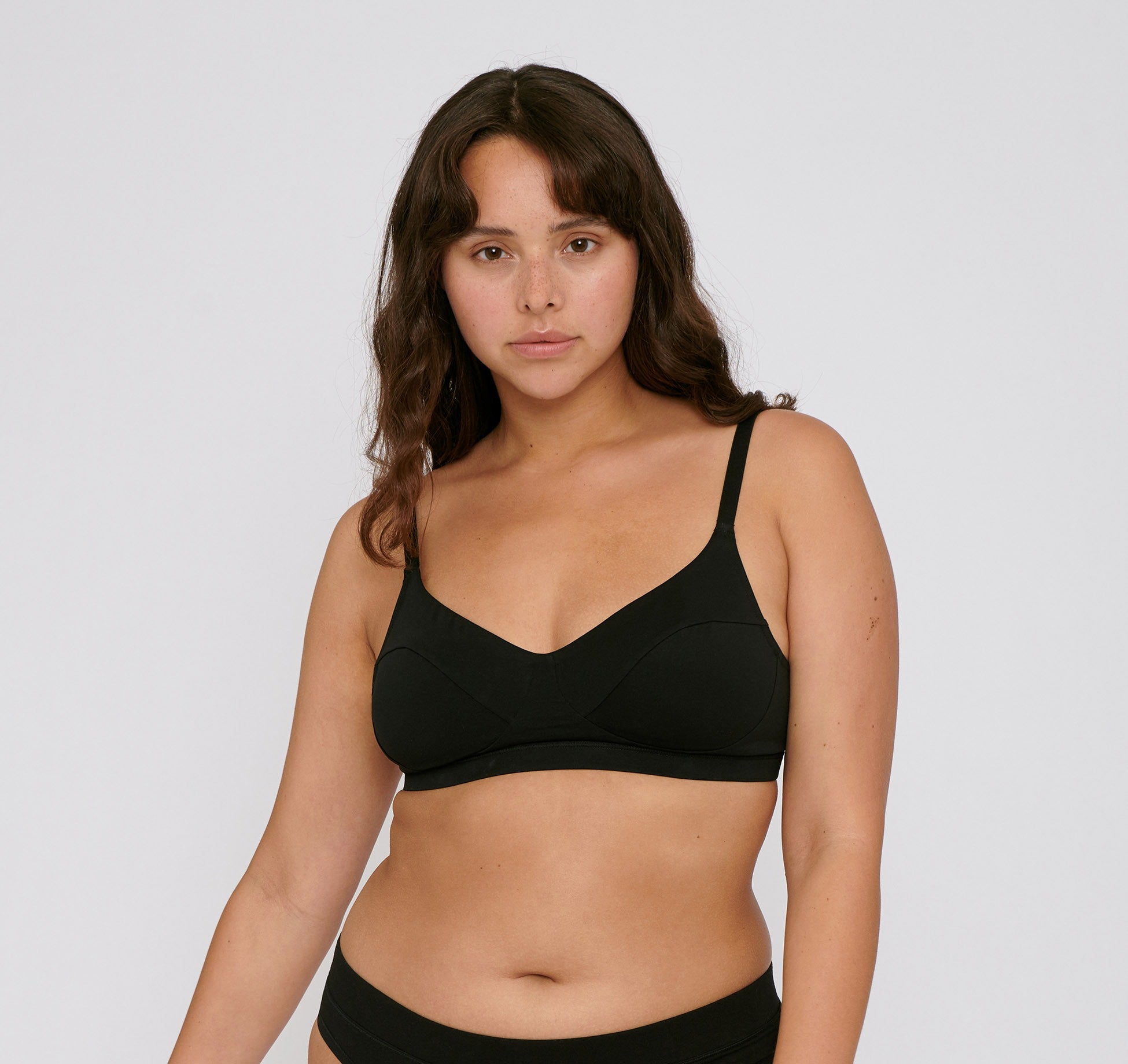Soutien-Gorge Noir en coton bio