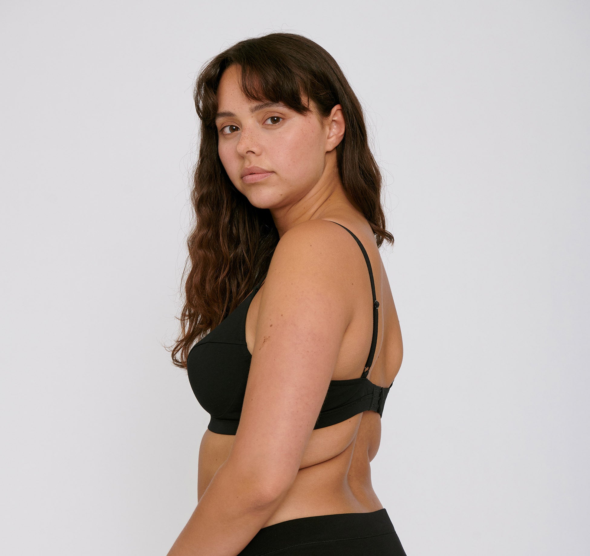 Soutien-Gorge Noir en coton bio
