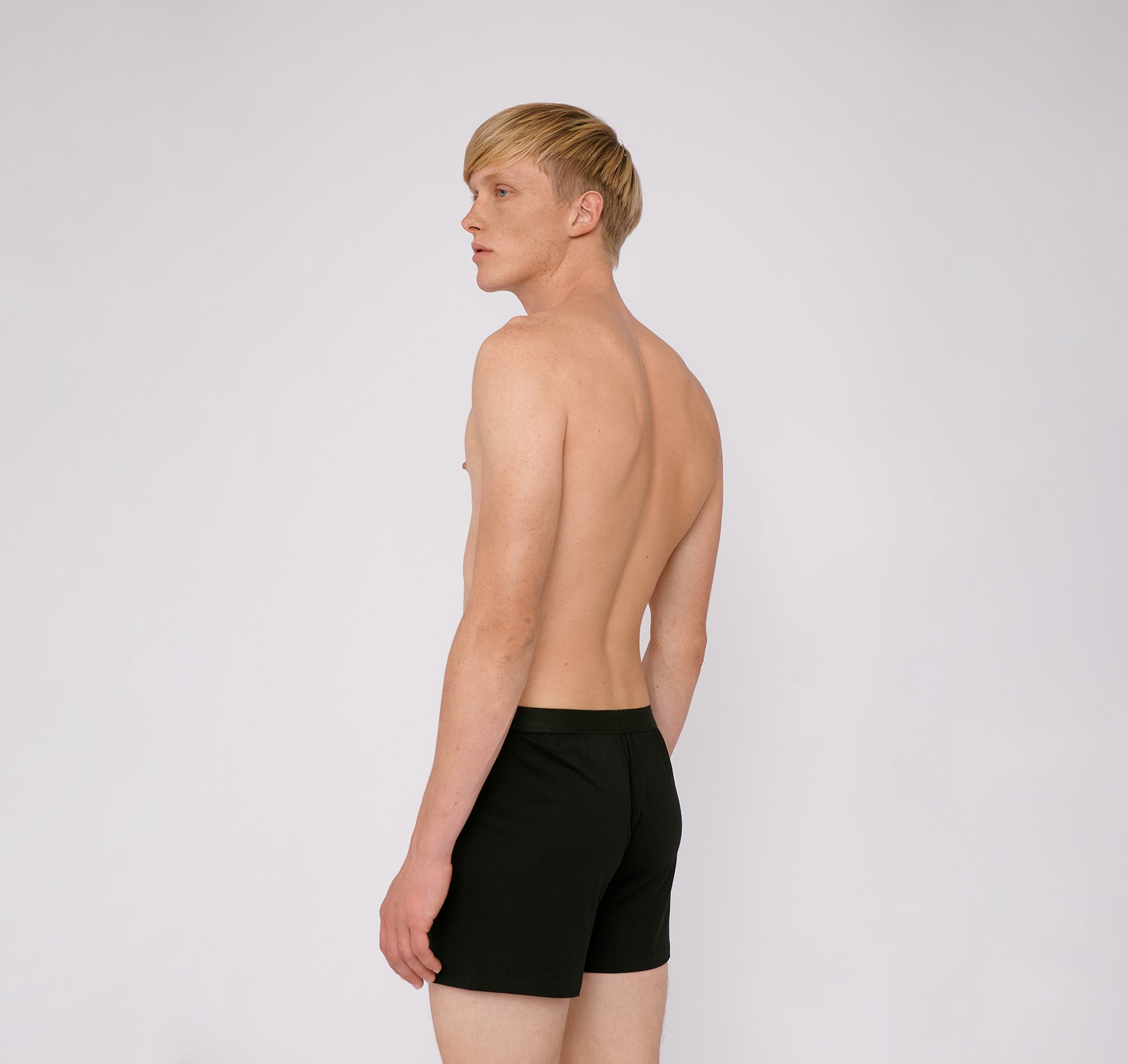 Caleçon noir en tencel Duo-Pack