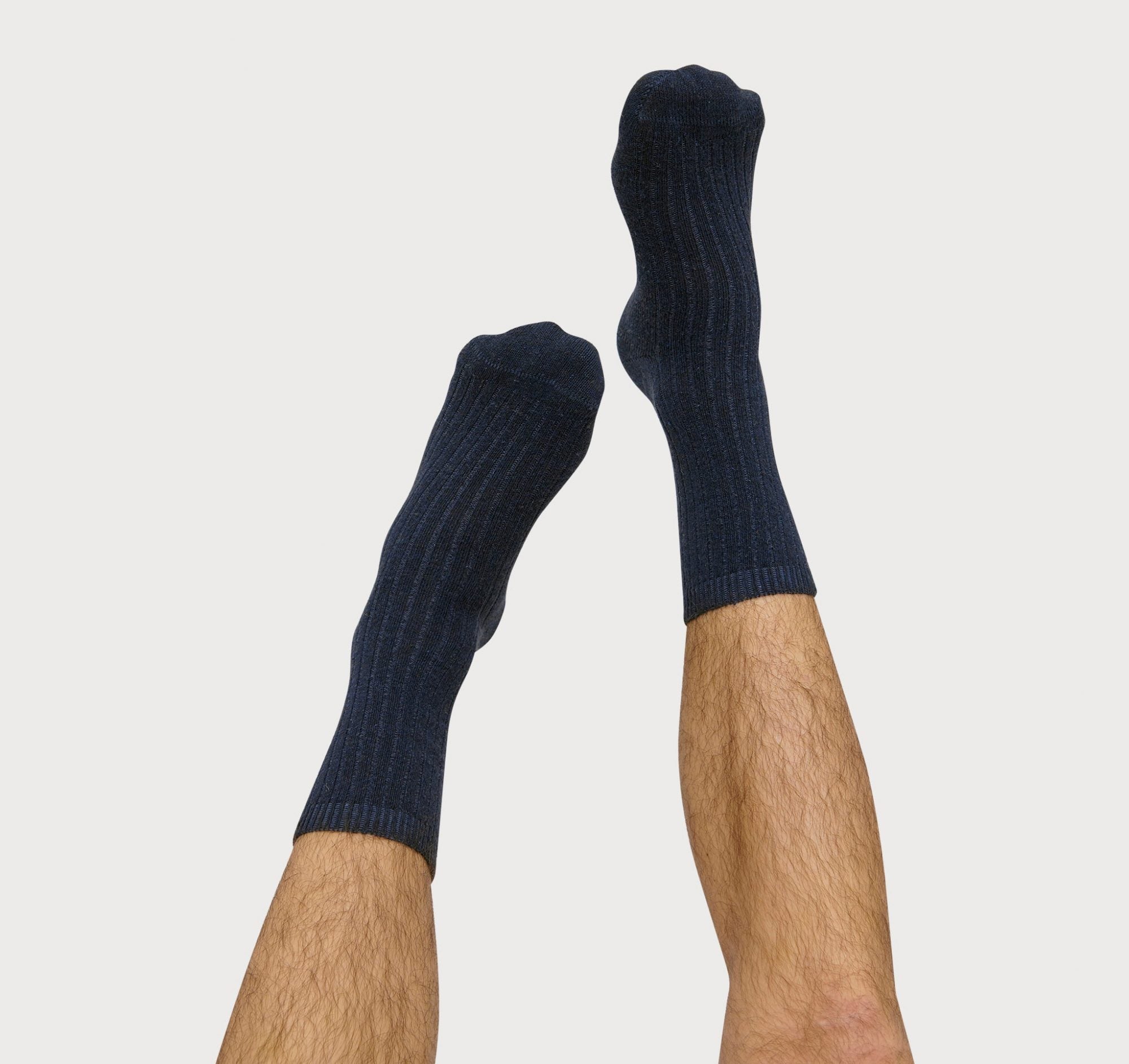 Chaussettes hommes en coton recyclé