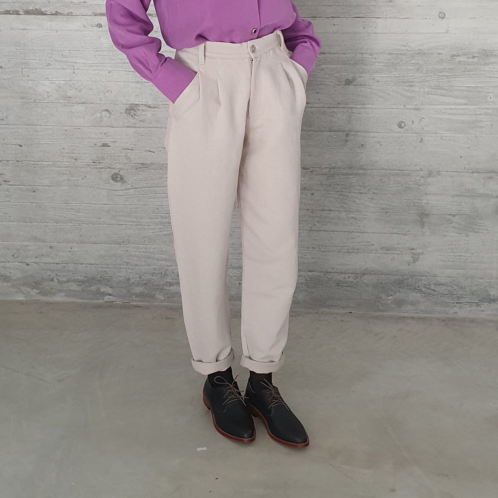 Pantalon BILLIE taupe