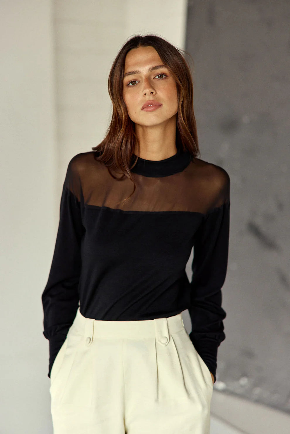 Schwarzer Pullover Beyoncé