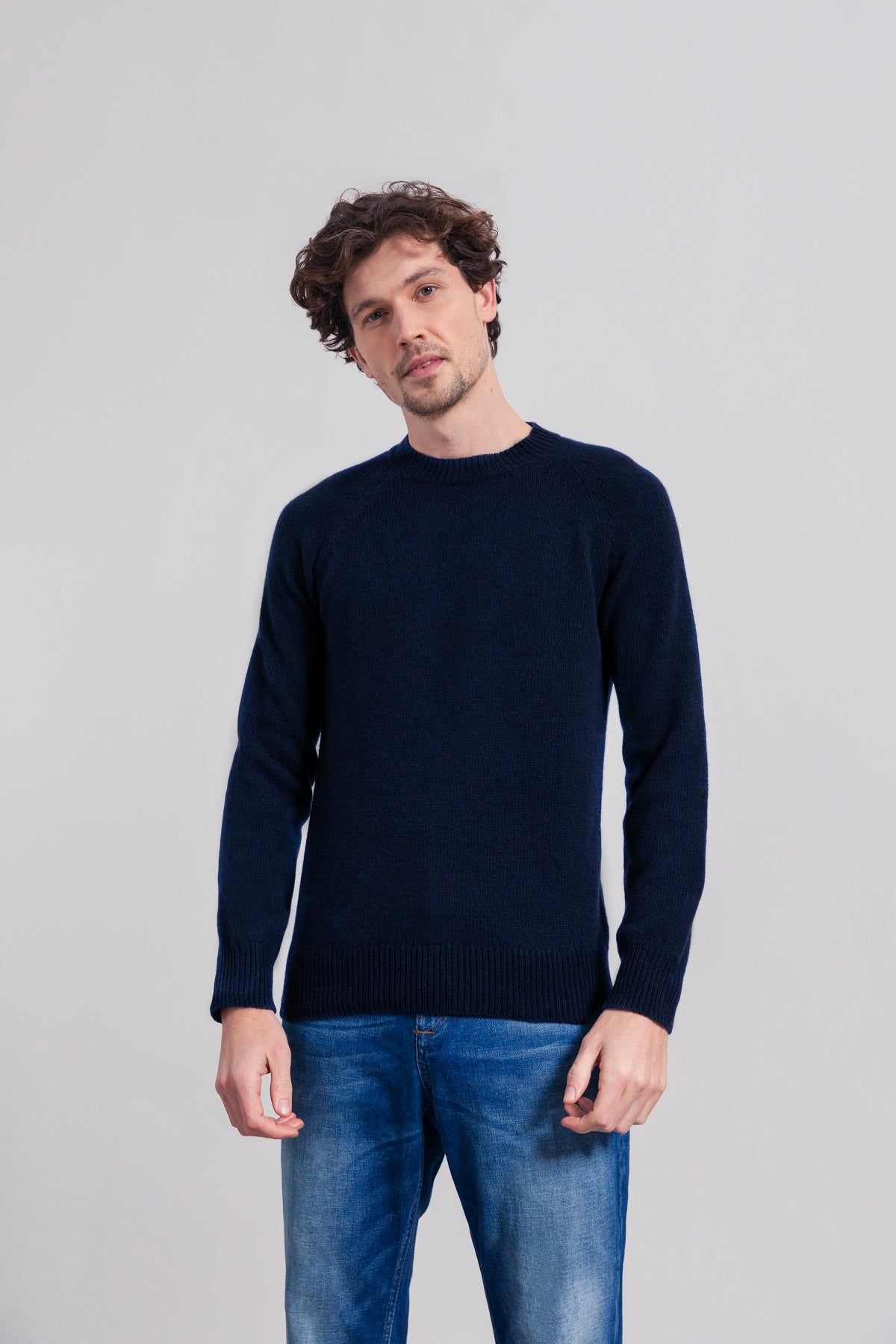 Pull Cachemire Dante Bleu