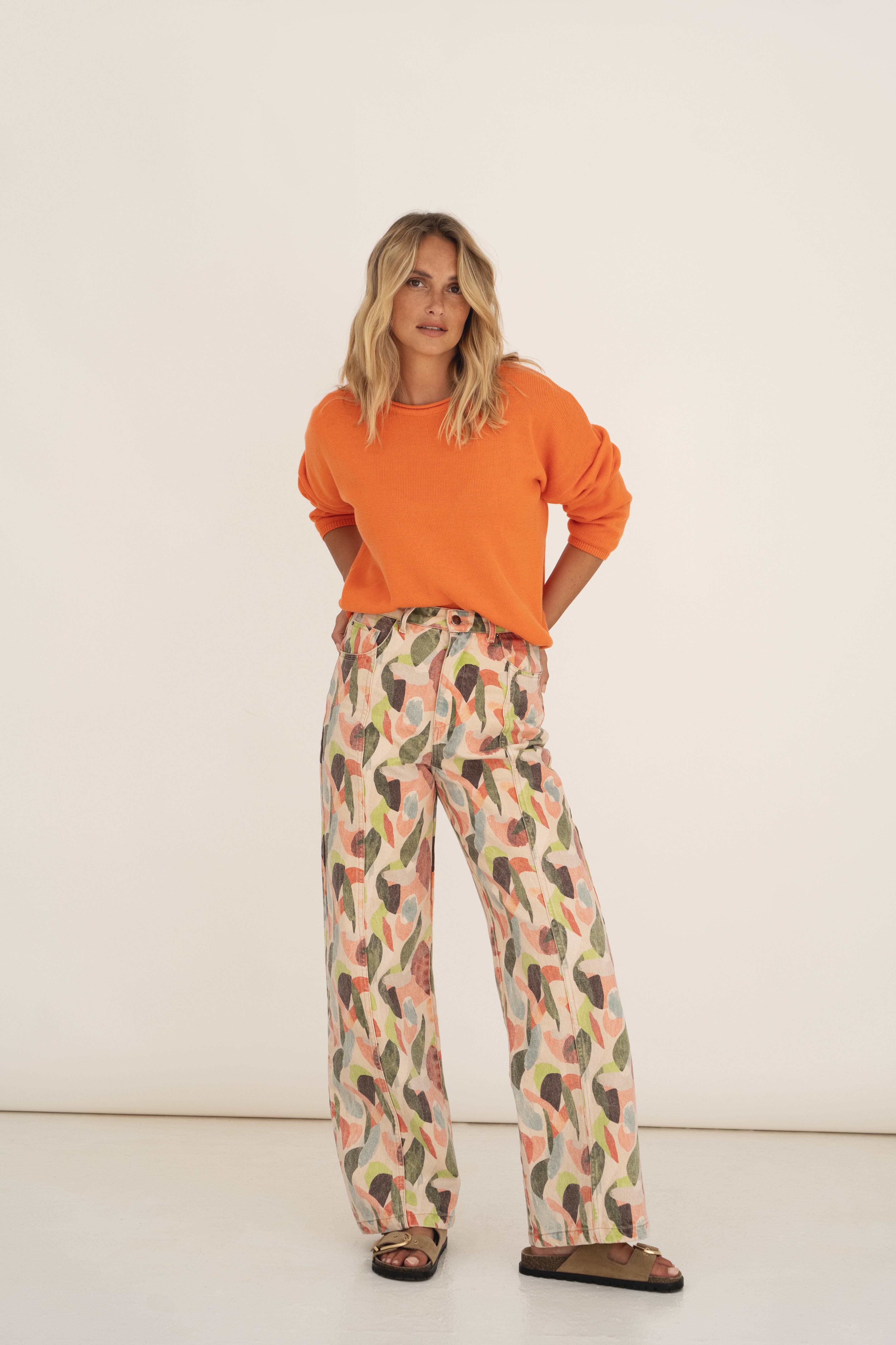 Oversized Pullover Sofie Orange