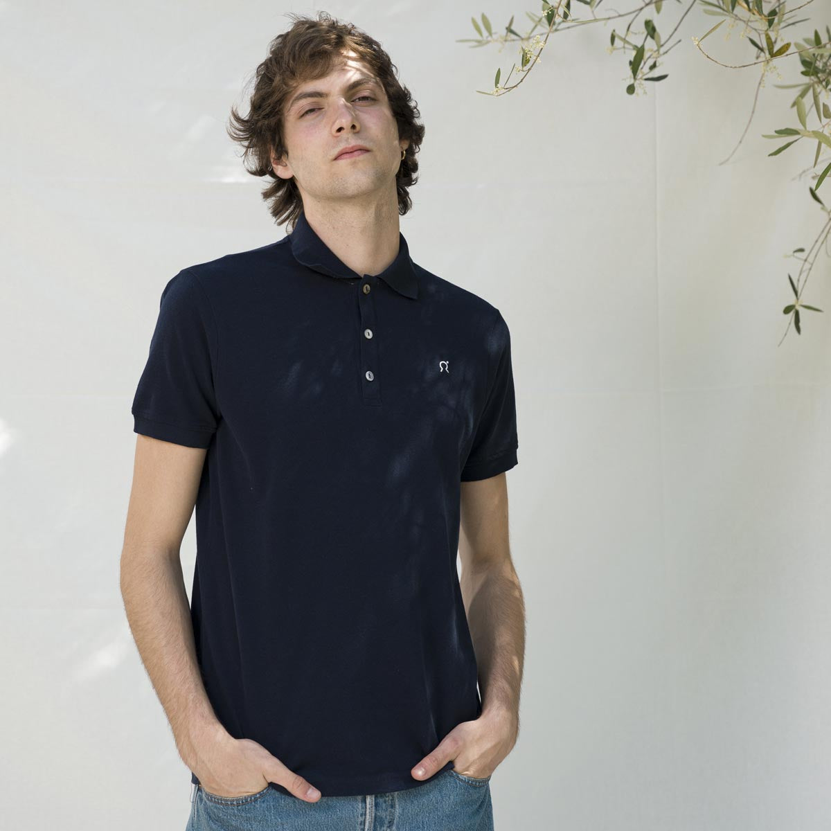 Polo Coton Felice Marine 