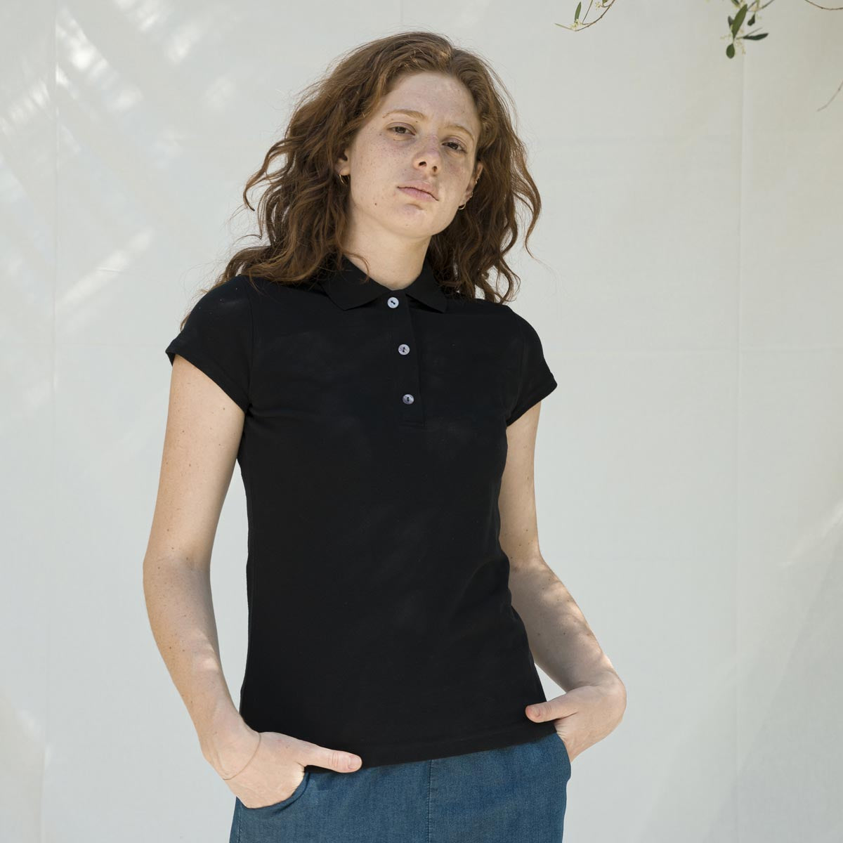 Polo Coton Rita Noir