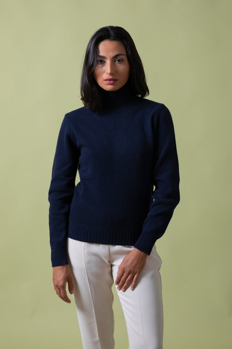 Pull cachemire Ada Bleu nuit