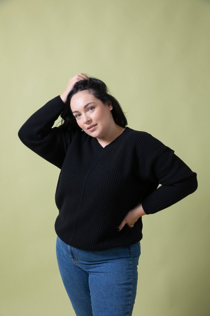 Pull cachemire Luisa Noir