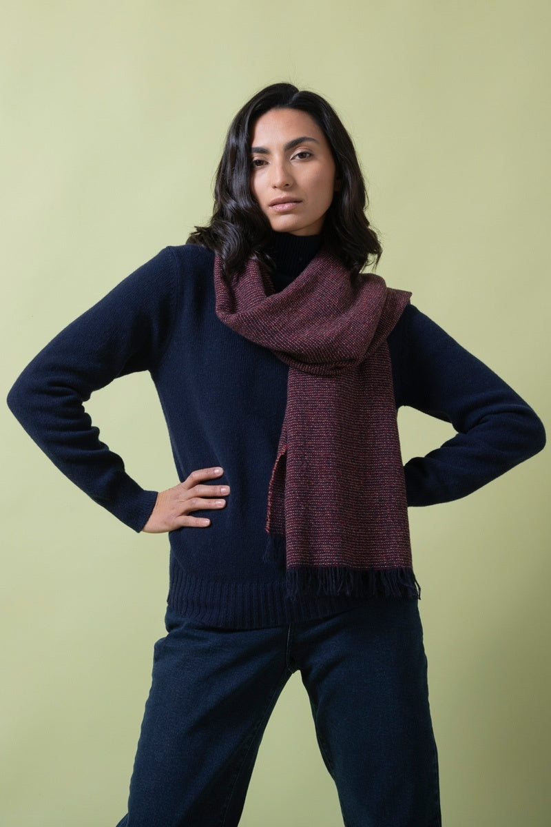 Écharpe cachemire femme Rea Violet