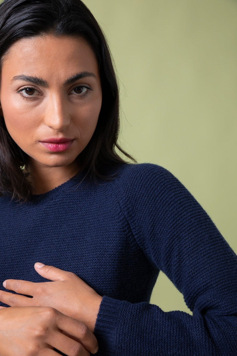 Pull cachemire Giulietta Bleu Nuit